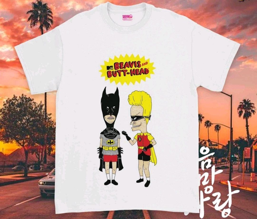Mtv × Vintage RARE Beavis And Butt-head Parody The Batman & Robin | Grailed