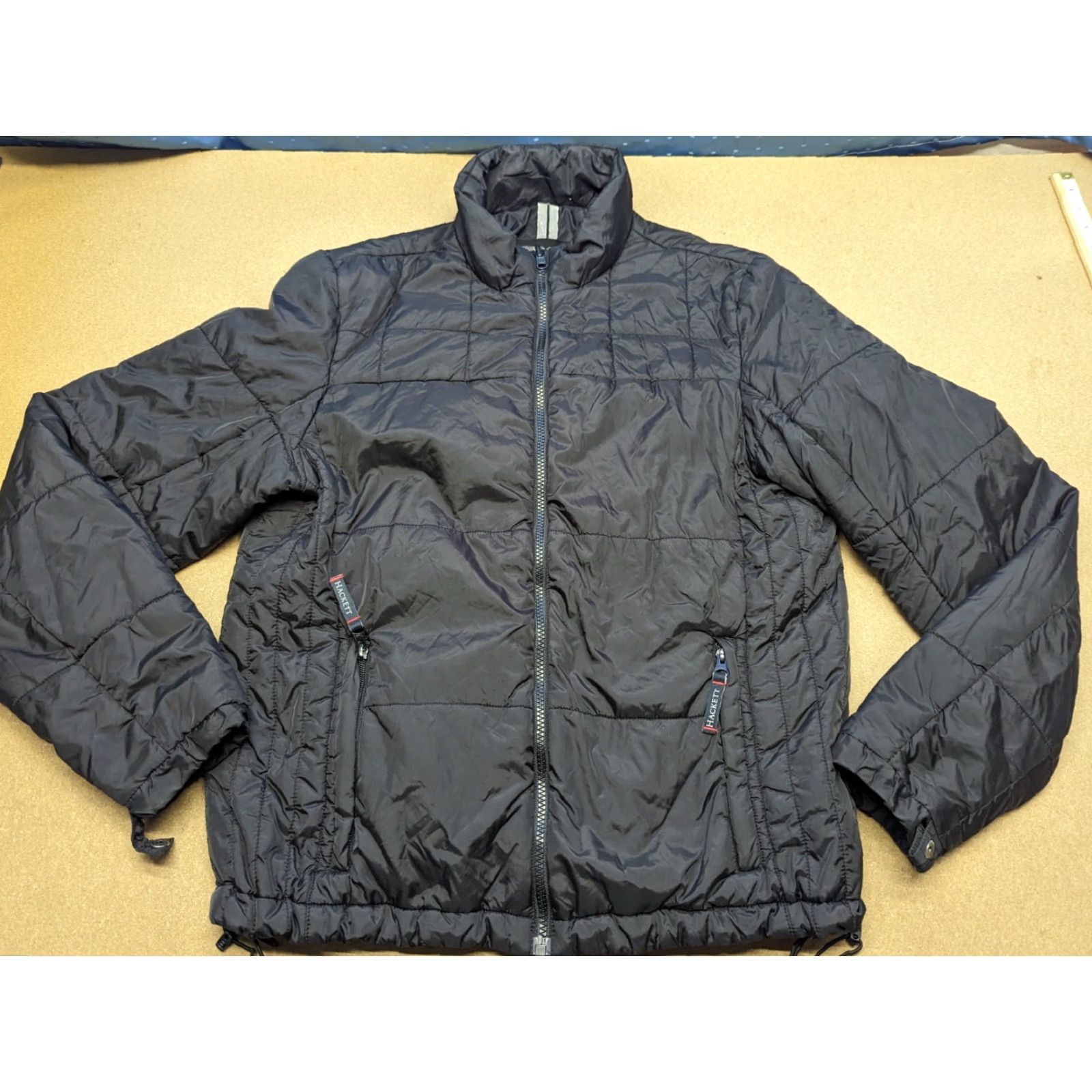 Hackett HACKETT Aston Martin Racing Mens Jacket L Full Zip Black Pockets Size US L / EU 52-54 / 3 - 2 Thumbnail