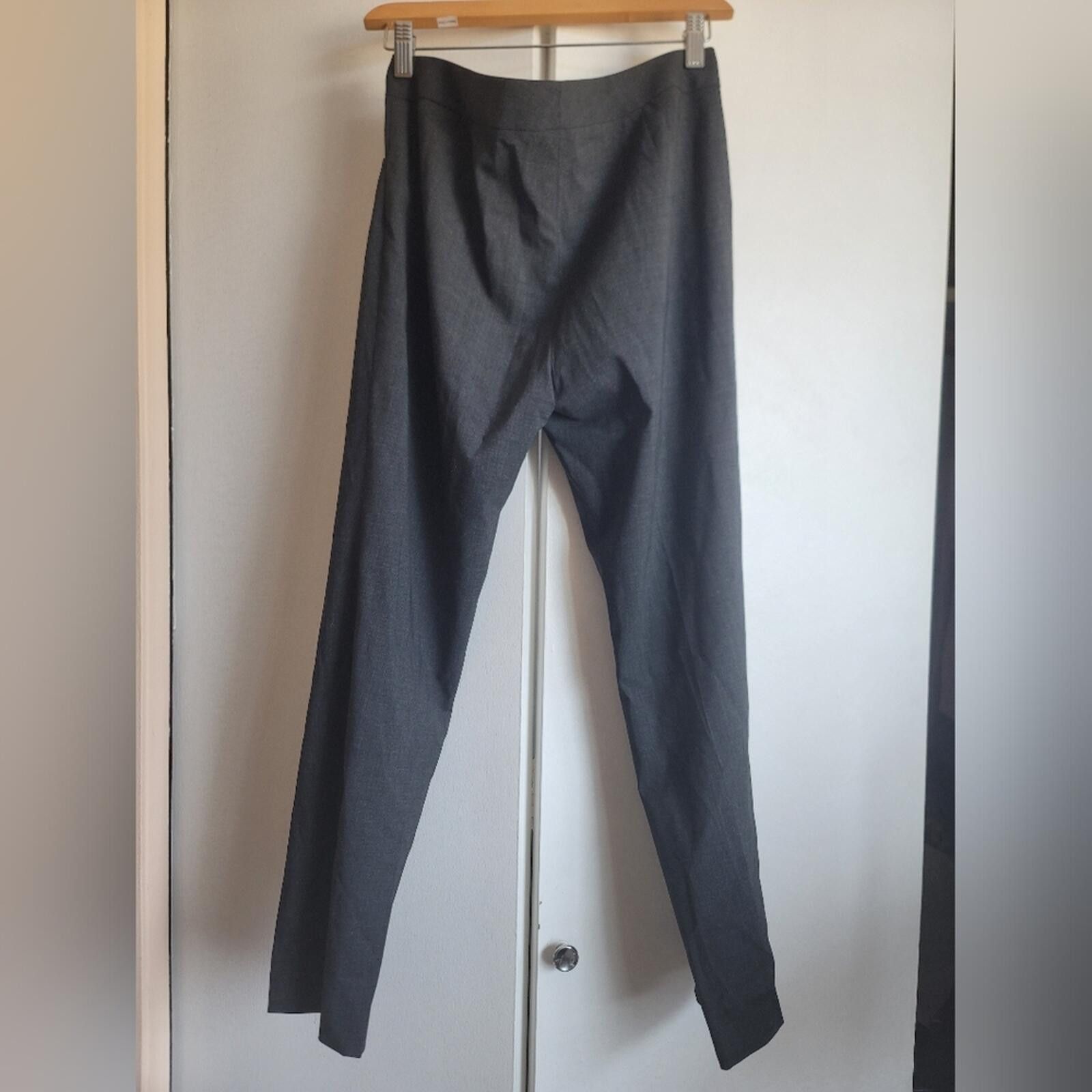 Other Lafayette 148 New York Irving Pant Charcoal Gray Wool SZ 4 Size 27" / US 4 / IT 40 - 5 Thumbnail