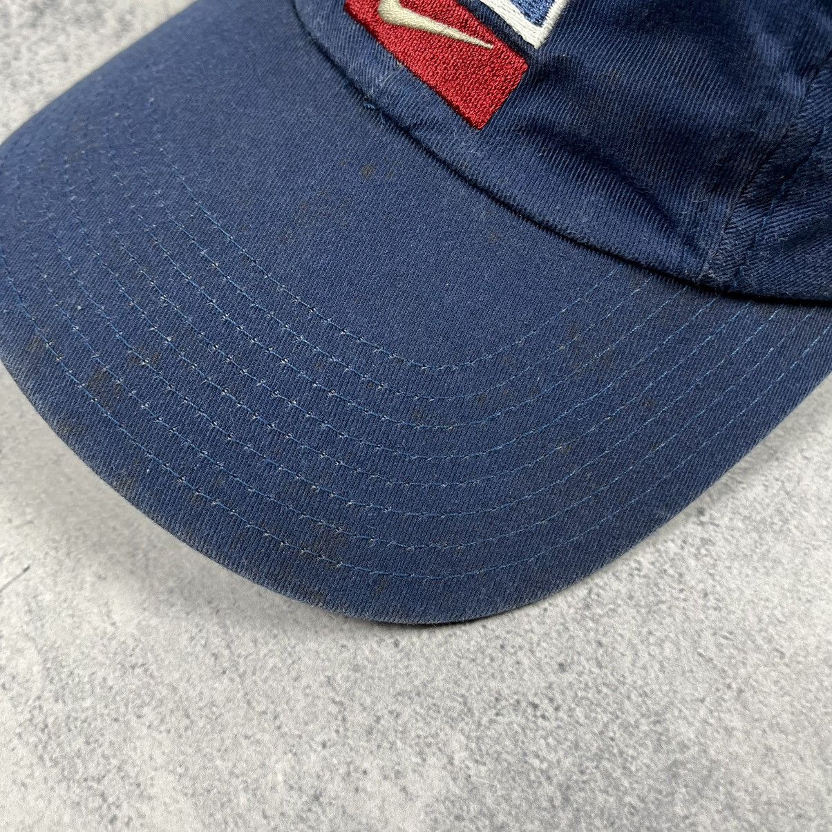 Nike Vintage Nike y2k swoosh rare 4 panel cap 90’s Size ONE SIZE - 11 Thumbnail