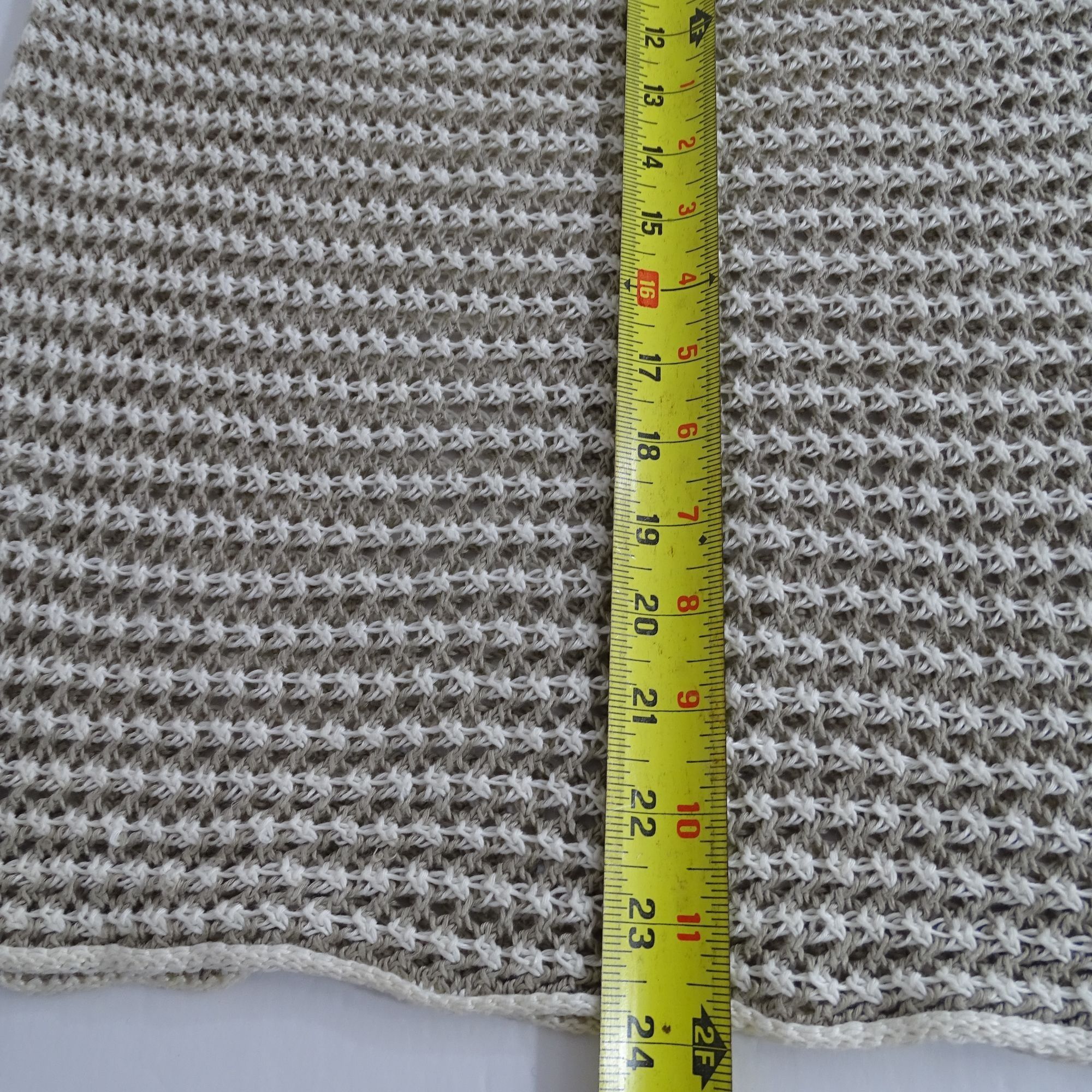 Other 360 Sweater Beige Stripe Open Knit Pullover Tunic Top Size S Size S / US 4 / IT 40 - 10 Thumbnail
