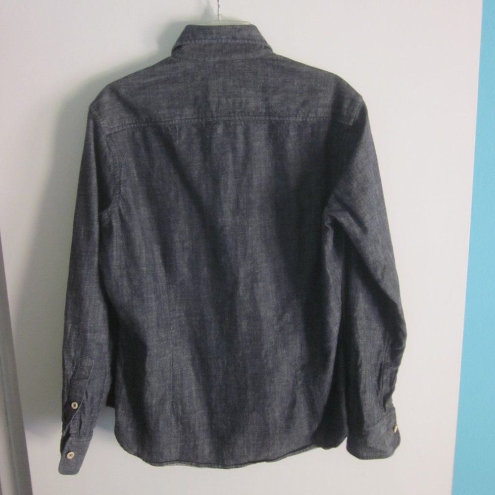 Brooklyn Tailors Brooklyn Tailors Custom Made Size L Dark Blue Denim Fitted S Size L / US 10 / IT 46 - 7 Thumbnail