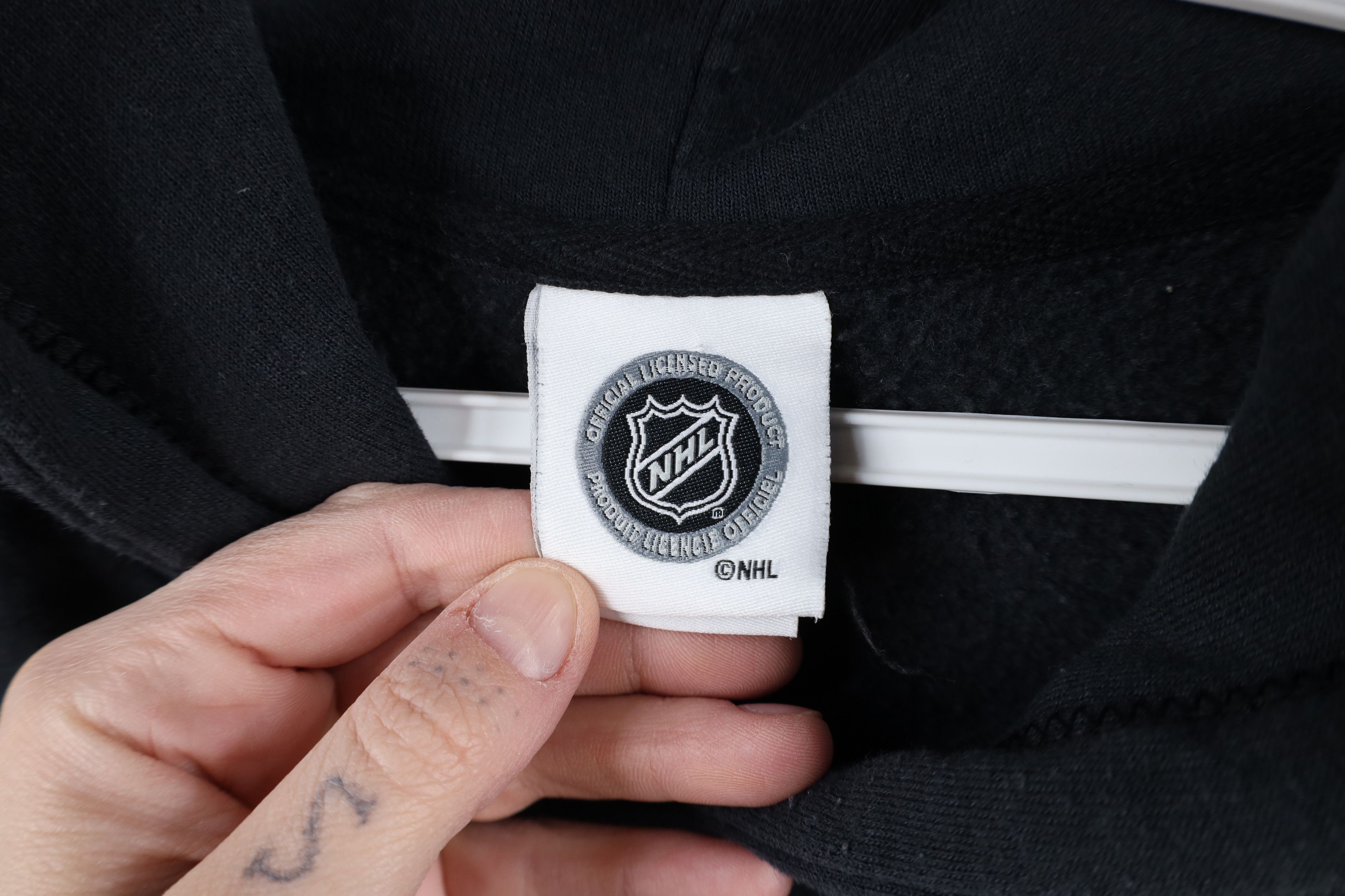 Vintage Vintage NHL Detroit Red Wings Hockey Hoodie Sweatshirt Black Size US XL / EU 56 / 4 - 9 Thumbnail