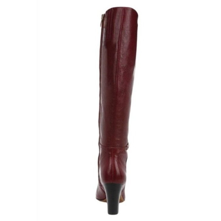 Franco Sarto FRANCO SARTO / L-Palermo / Burgundy / Leather / Tall Boots W Size US 9 / IT 39 - 3 Thumbnail