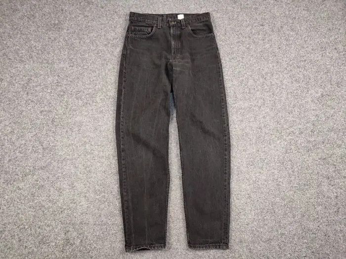 Levi's Vintage 90's levis 550 Black Denim mom Jeans Made in USA Size US 32 / EU 48 - 12 Thumbnail