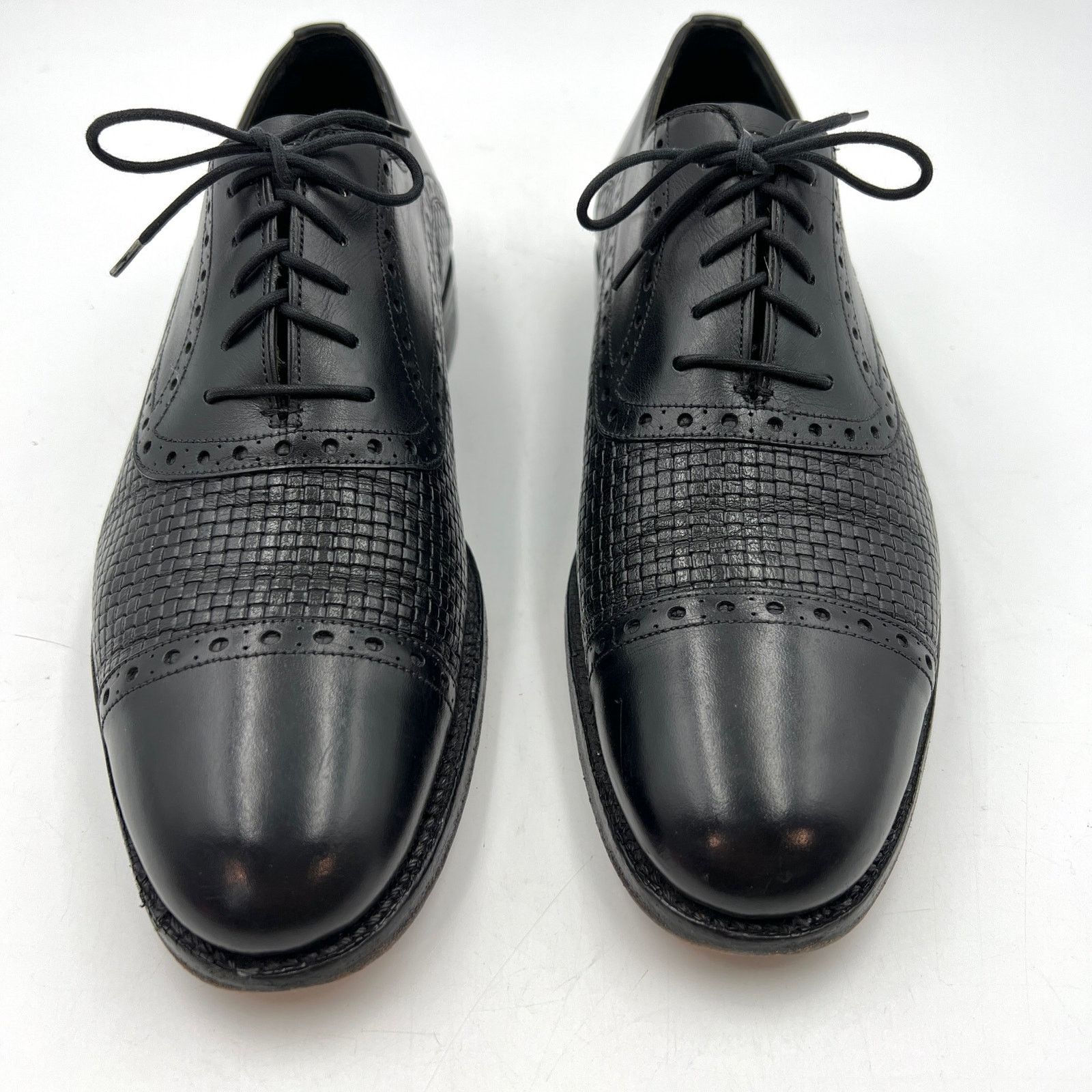 Paul Stuart Paul Stuart's Choice Oxford Dress Shoes Black Leather Size US 9.5 / EU 42-43 - 2 Thumbnail