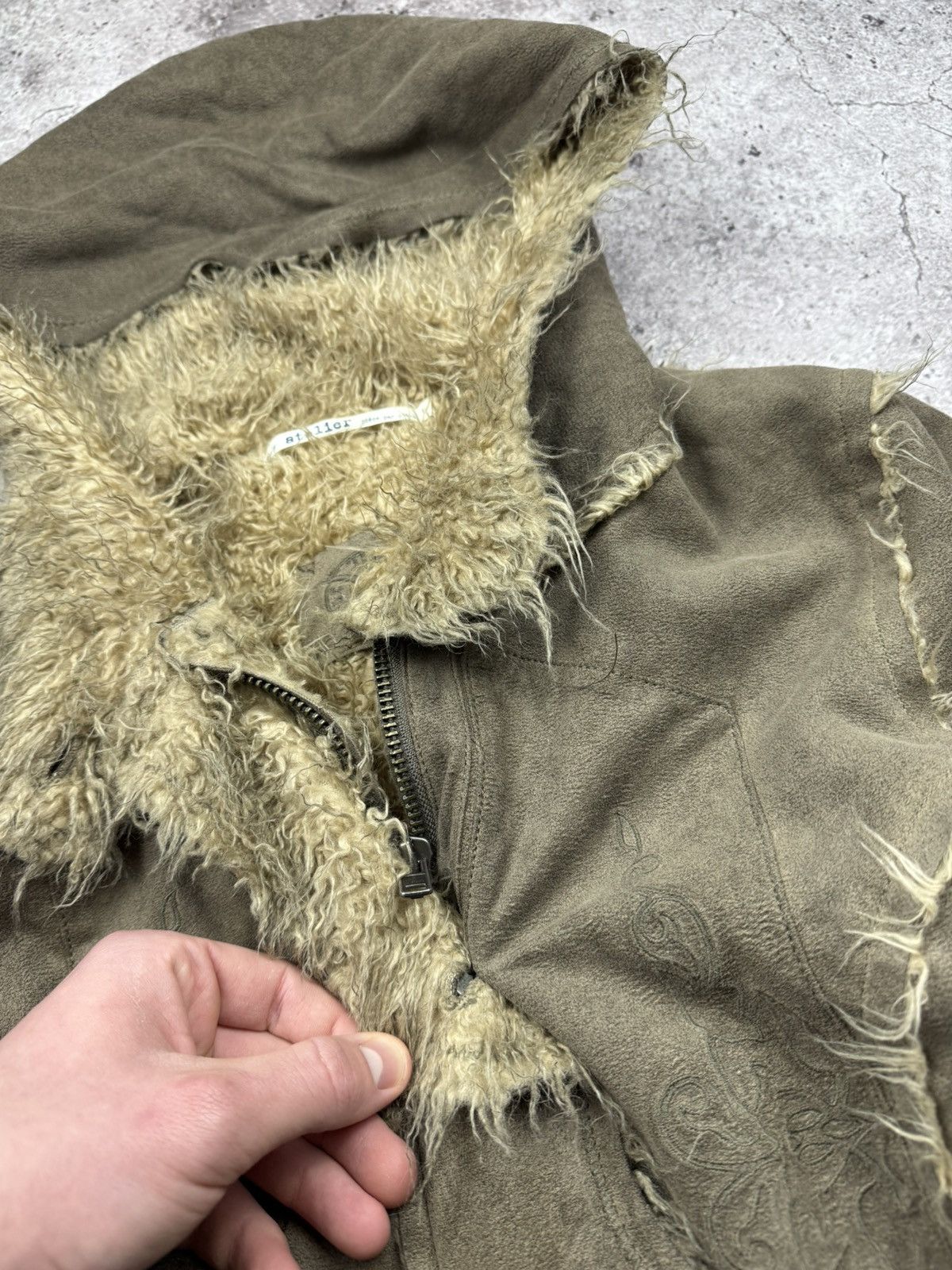 Japanese Brand Avant Garde vintage Fur Zip Hoodie Nile Atelier elf style Size US S / EU 44-46 / 1 - 9 Thumbnail