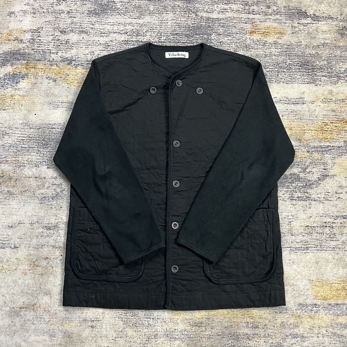 Yohji Yamamoto Yohji Yamamoto Y’s for living quilted jacket knitted sleeve Size US M / EU 48-50 / 2 - 3 Thumbnail