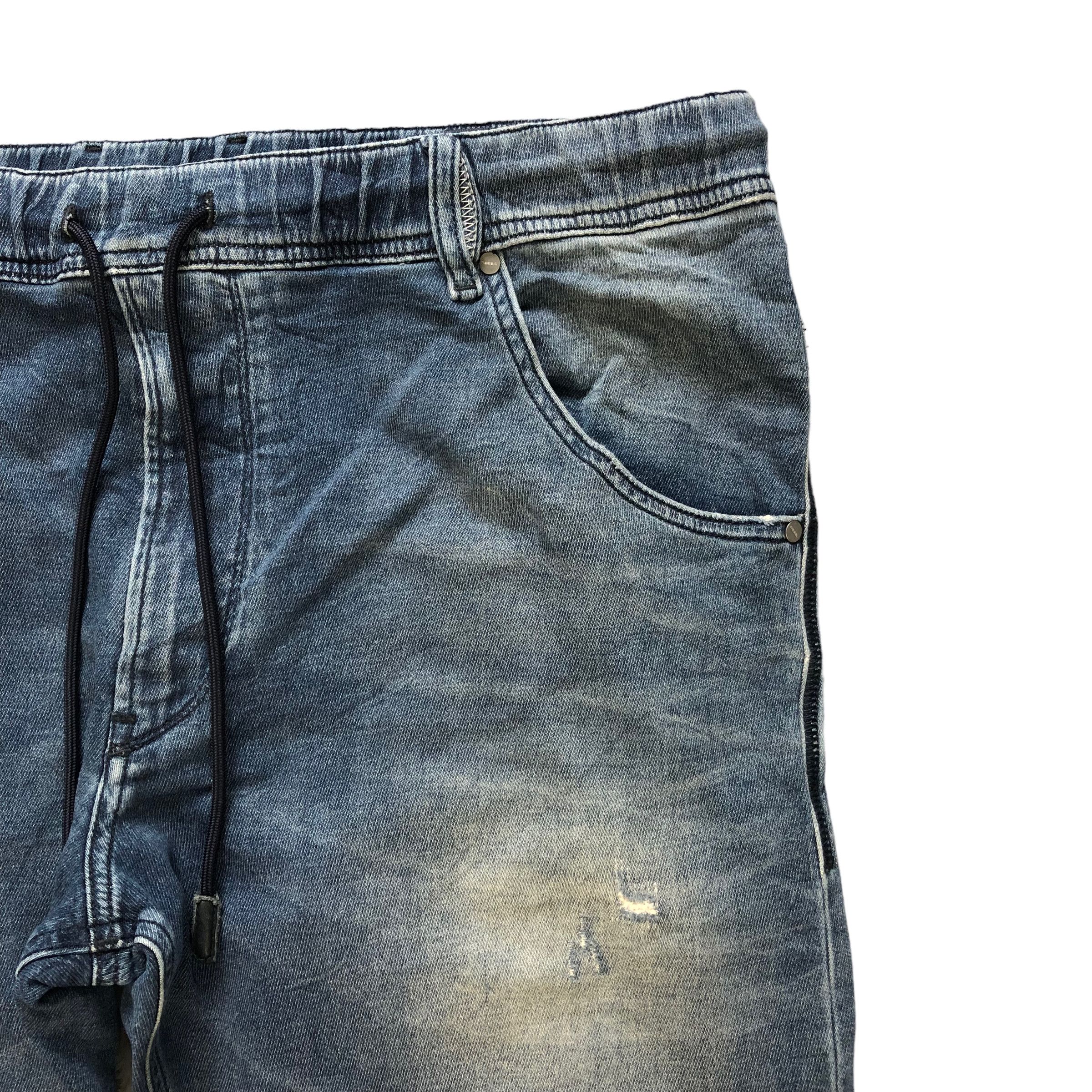 Diesel RARE DIESEL DENIM + SWEATPANTS HYBRID DENIM PANTS #7284-125 Size US 36 / EU 52 - 5 Thumbnail
