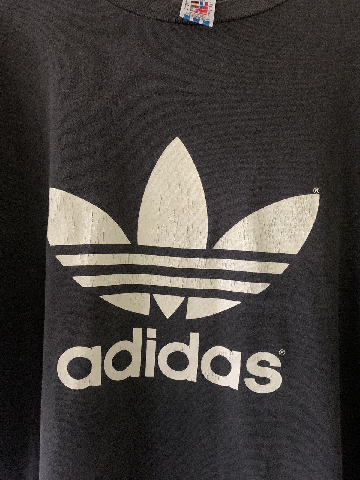 Adidas Vintage Adidas Mirror Tee Size US L / EU 52-54 / 3 - 2 Thumbnail