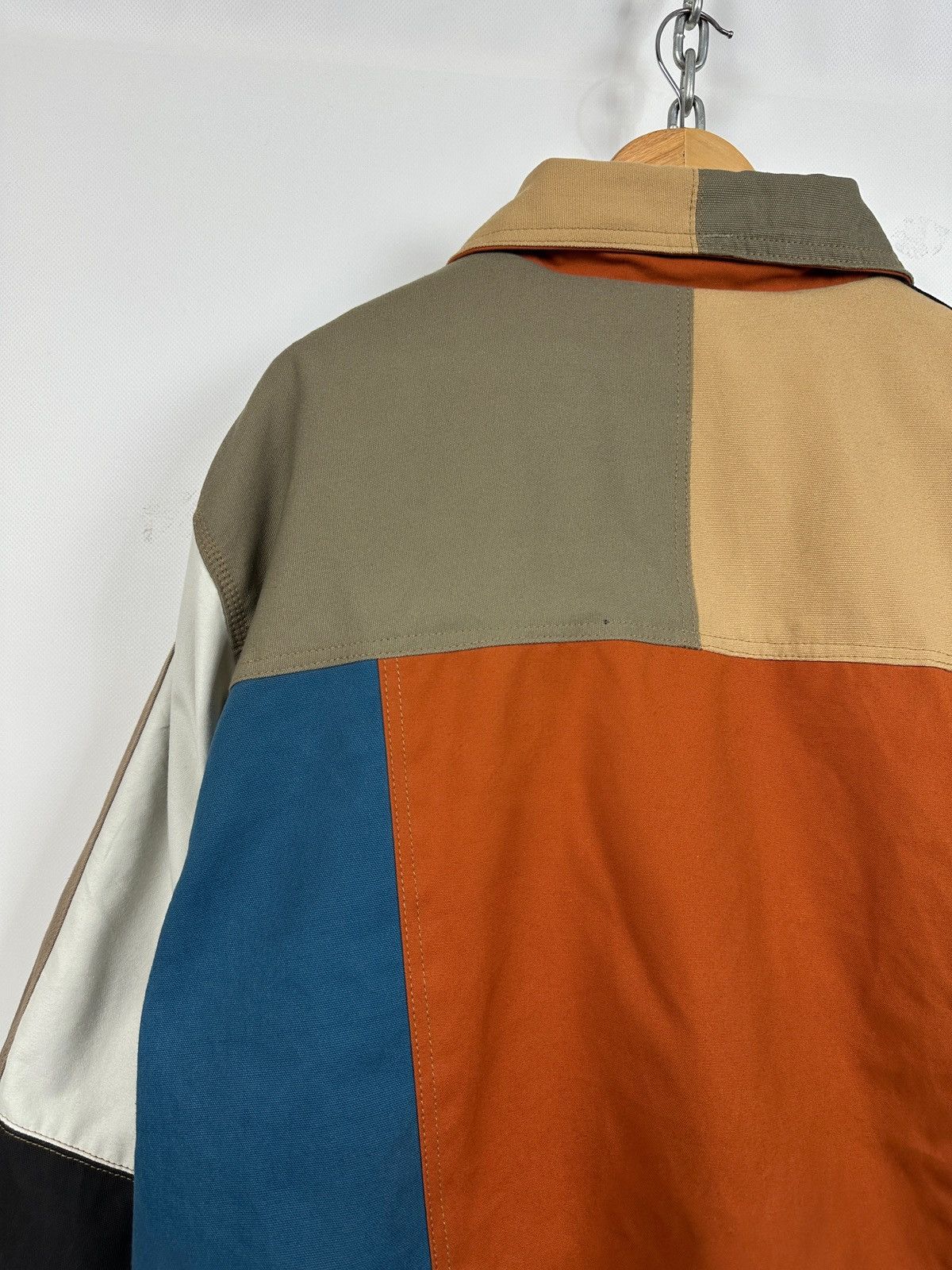 Carhartt × Vintage Vintage Carhartt Reworked Detroit Sherpa Jacket Size US L / EU 52-54 / 3 - 16 Thumbnail