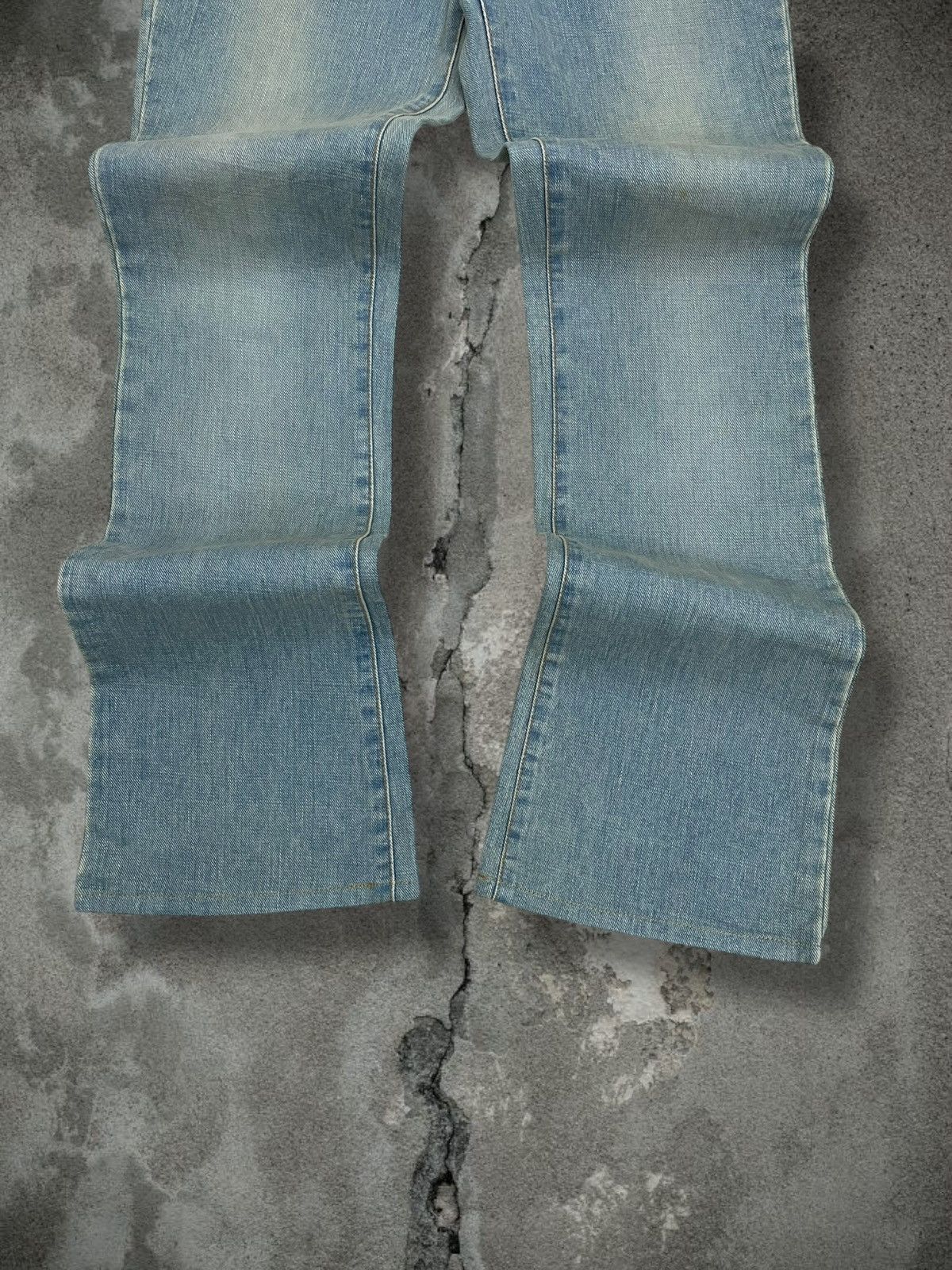 Japanese Brand Vintage 90s Japan Designer Gramercy Mudwash Blue Denim Size US 28 / EU 44 - 5 Thumbnail