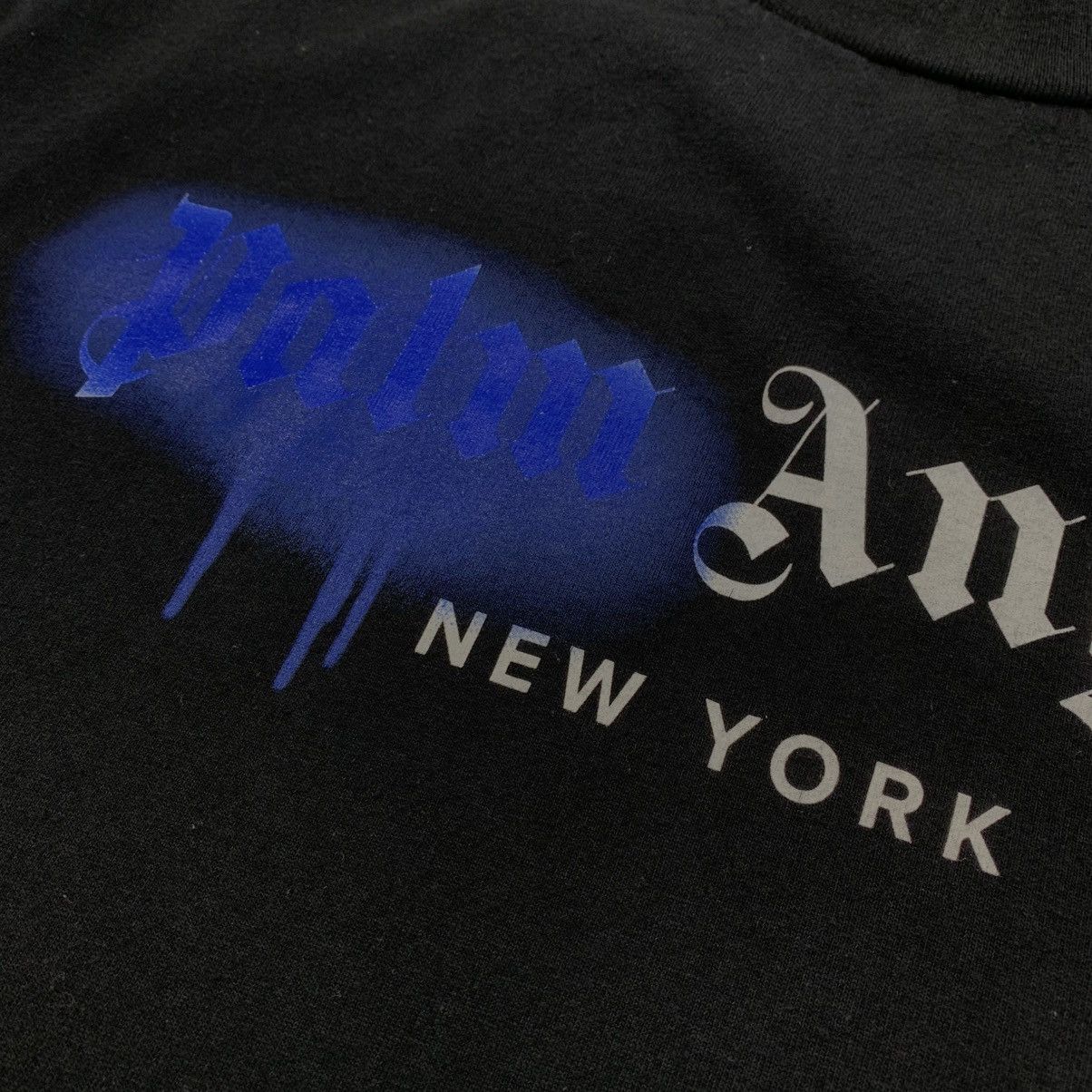 Palm Angels Palm Angels Small Tee New York Sprayed Black T-Shirt Size US S / EU 44-46 / 1 - 3 Thumbnail