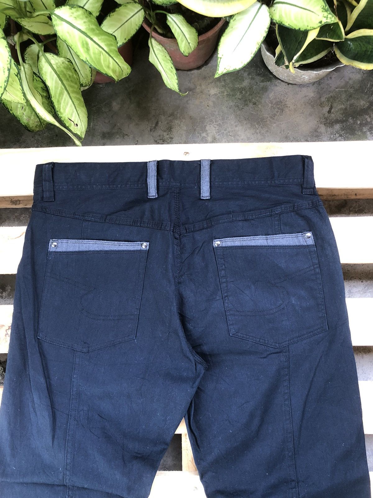 Japanese Brand × Vintage × semanticdesign Vintage Japanese Brands Semantic Design Black Pants Size US 34 / EU 50 - 12 Thumbnail
