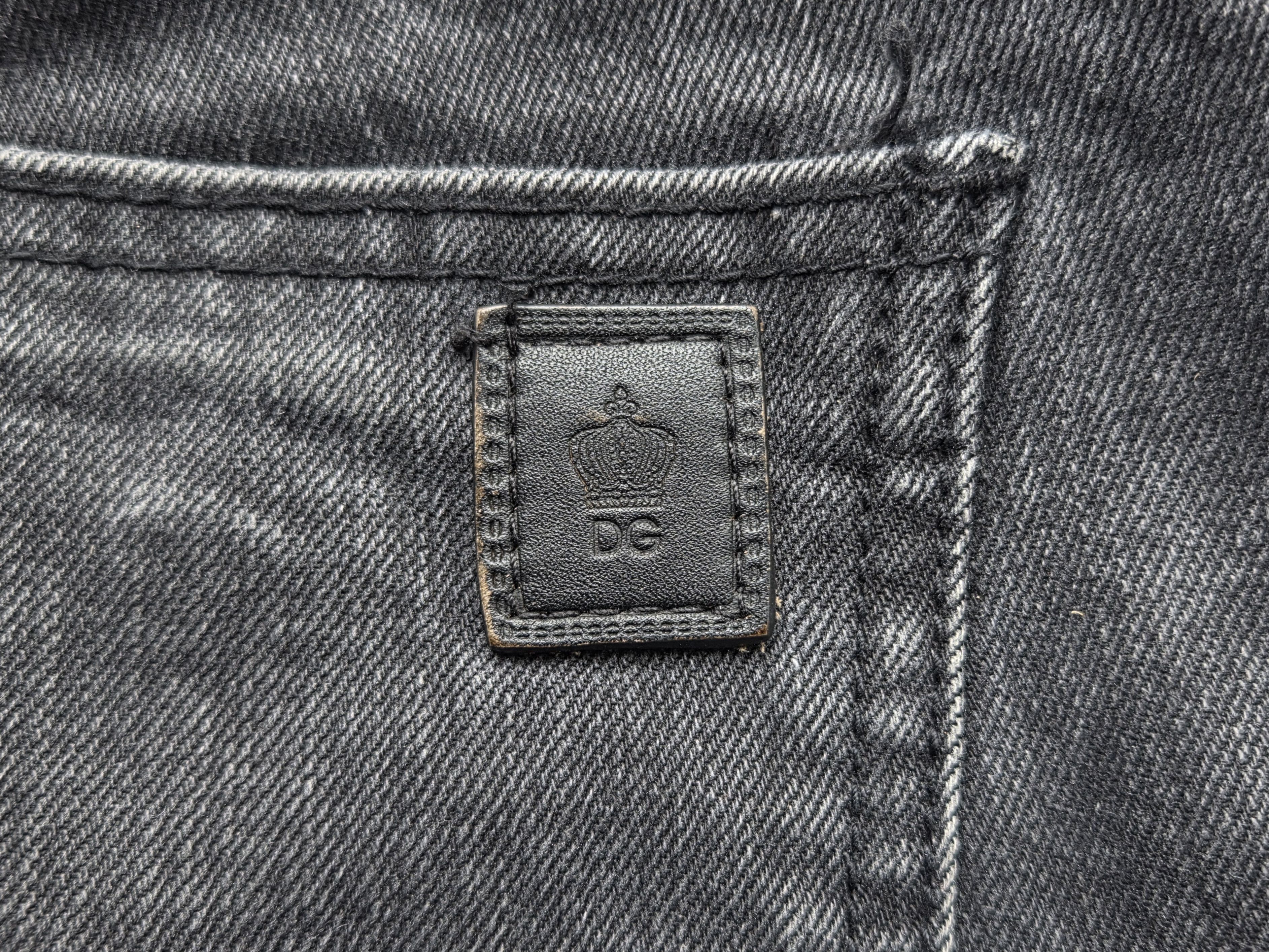 Dolce & Gabbana Dolce & Gabbana dark denim jeans w belt Size US 29 - 6 Thumbnail
