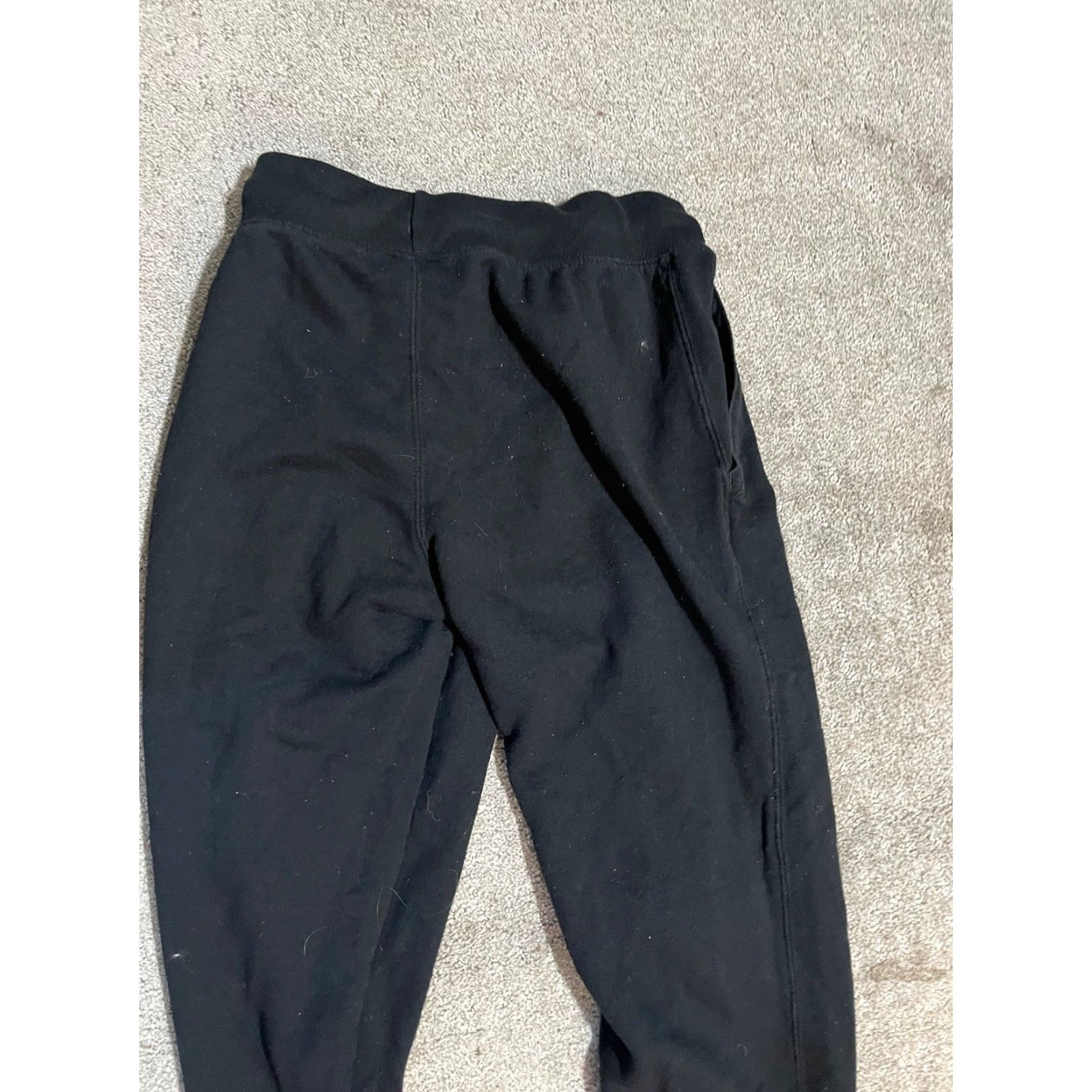 Champion Champion Sweatpants Men Size Small Black Cotton Solid Pocket Straight Size US 29 - 3 Thumbnail