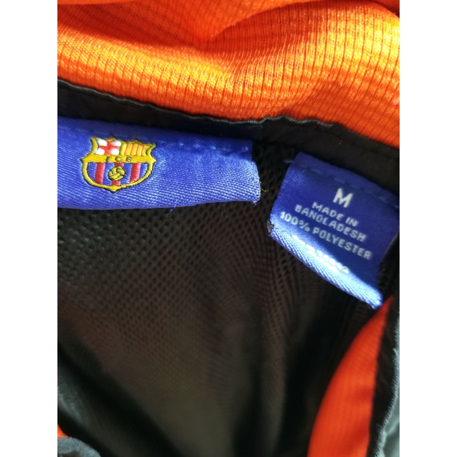 Vintage VINTAGE FC Barcelona Soccer Windbreaker Jacket Men Medium Black Sports Soccer Fanwear Size US M / EU 48-50 / 2 - 4 Thumbnail