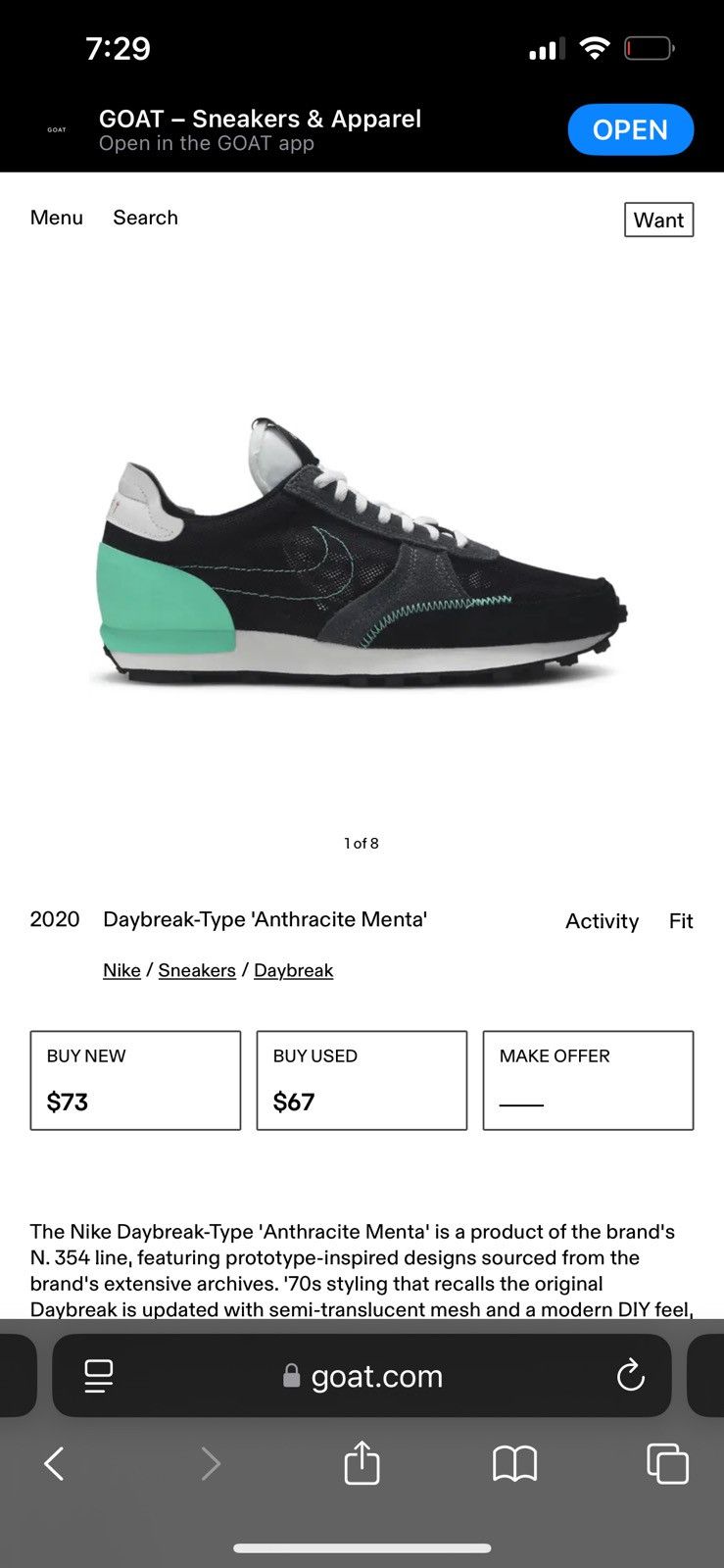 Nike Nike Daybreak Type Size US 11.5 / EU 44-45 - 5 Thumbnail