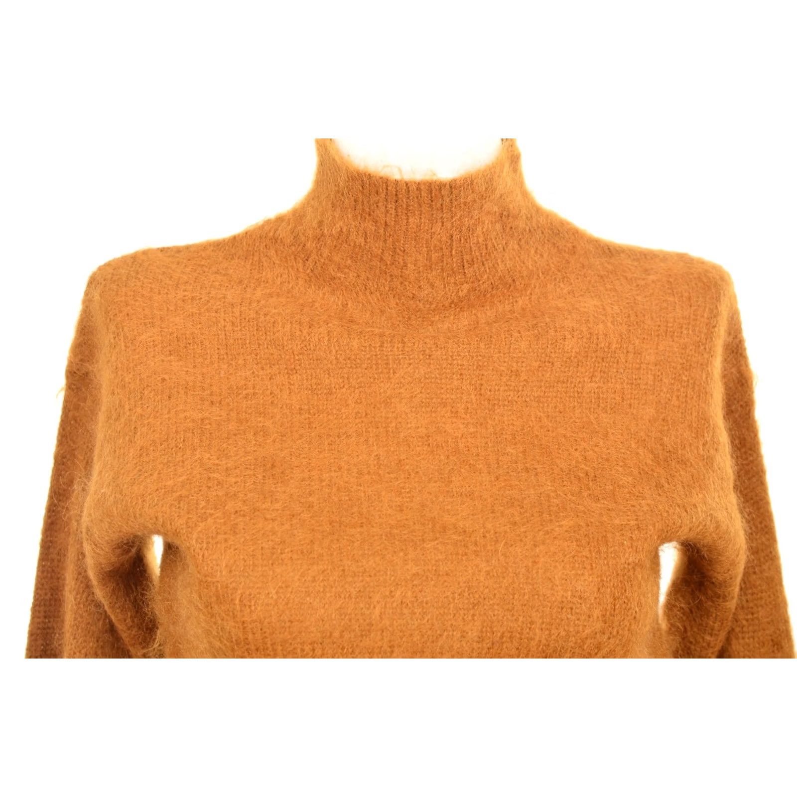 Zimmermann Zimmermann Sweater Mustard Mohair-Blend Size 0 Women Pullover Brown Adults-M? Size XS / US 0-2 / IT 36-38 - 2 Thumbnail