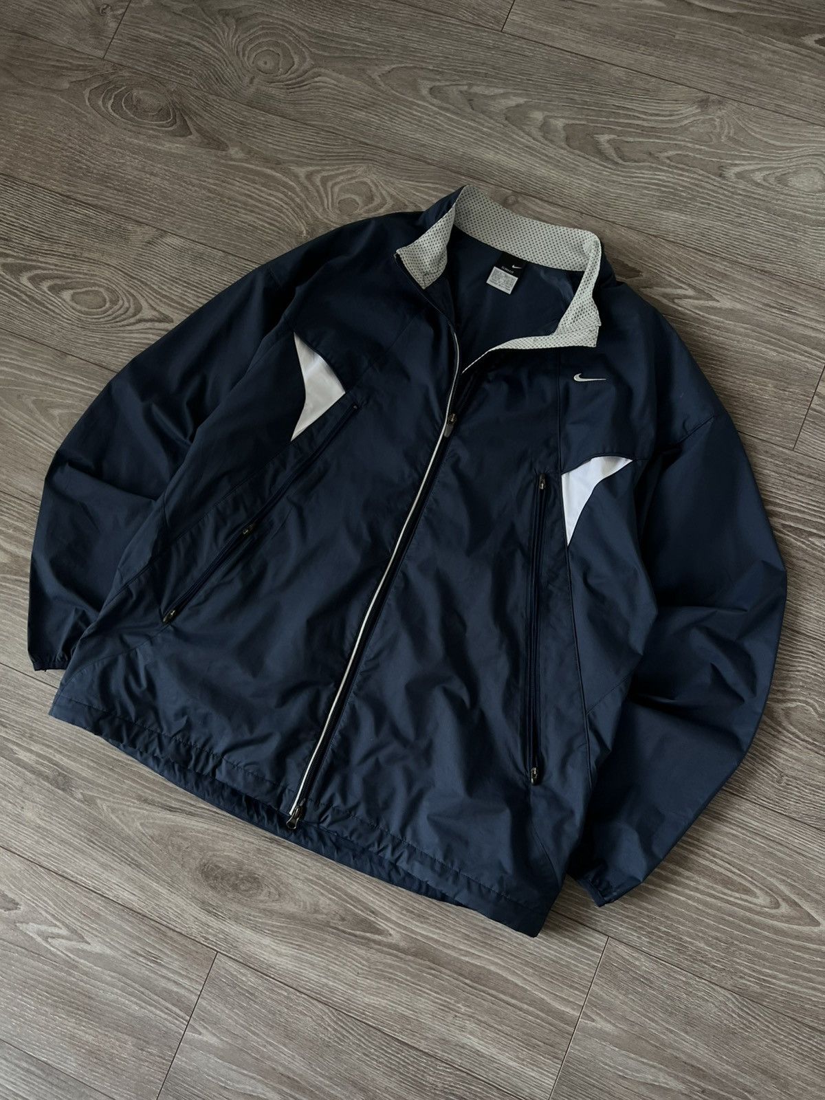 Nike Nike Vintage Climafit Y2k Avant Garde Double Zip Windbreaker Size US XL / EU 56 / 4 - 3 Thumbnail