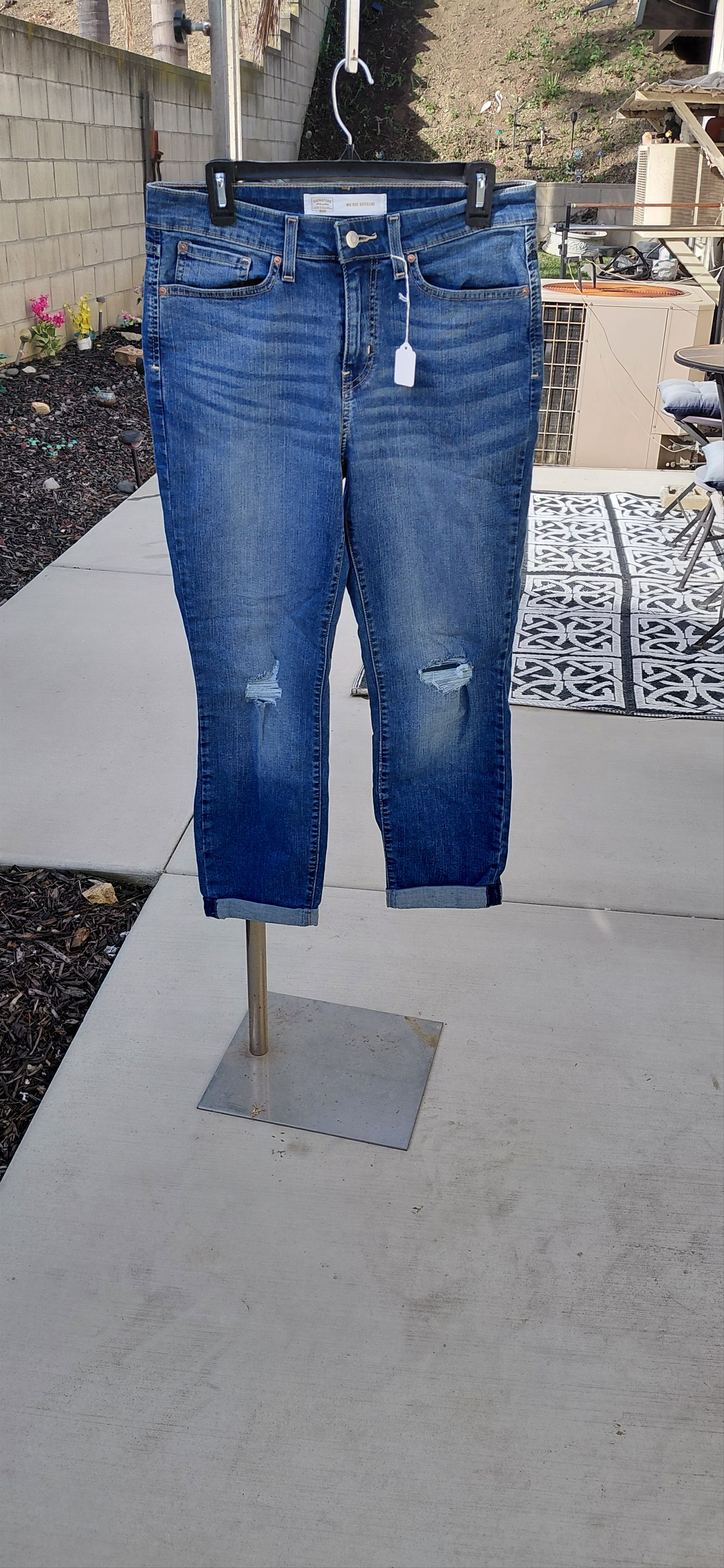 Levi's Mid-Rise Boyfriend Size 30" / US 8 / IT 44 - 1 Thumbnail