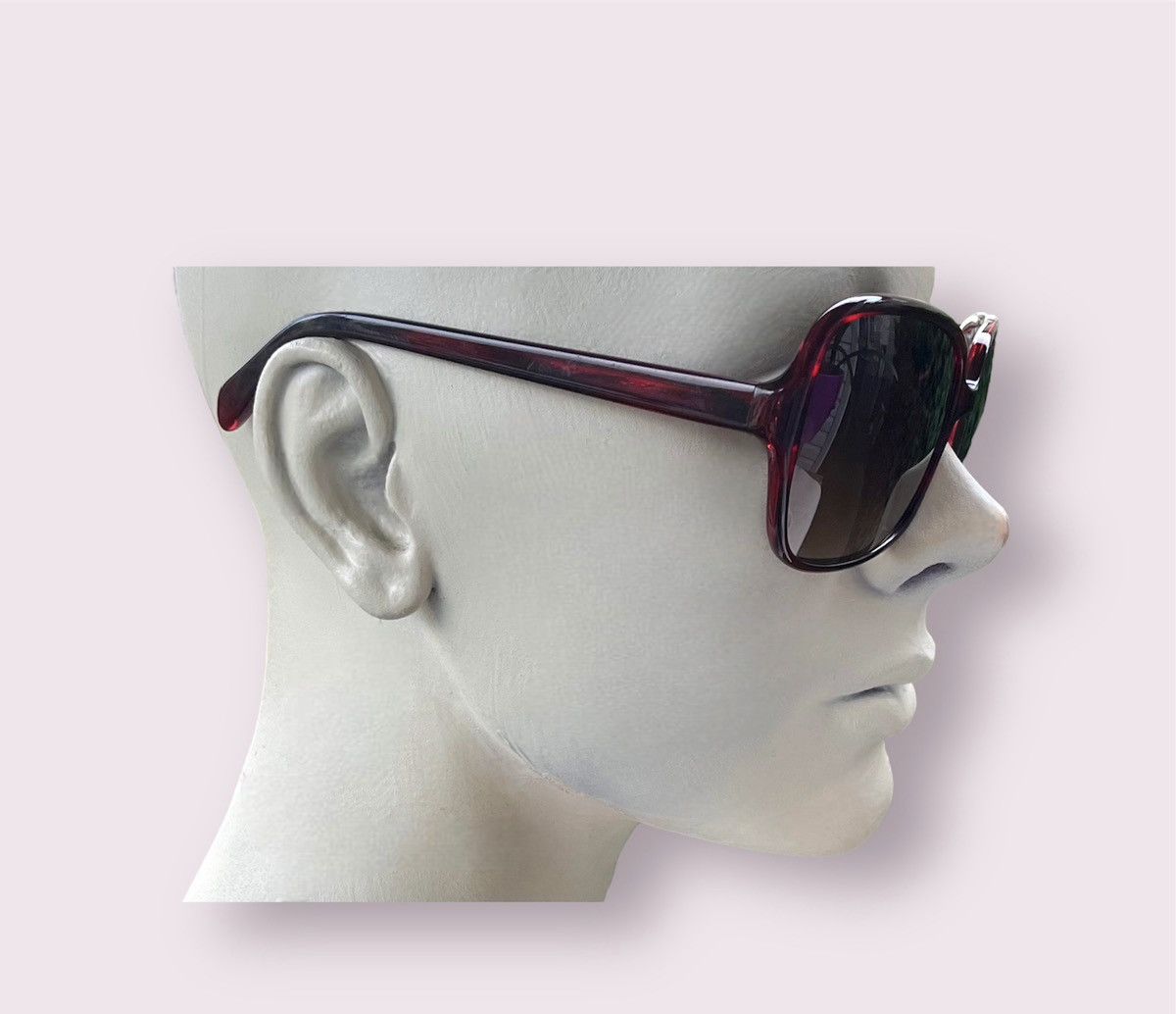 Oliver Peoples Sunglasses Francisca Red Oversized + Case