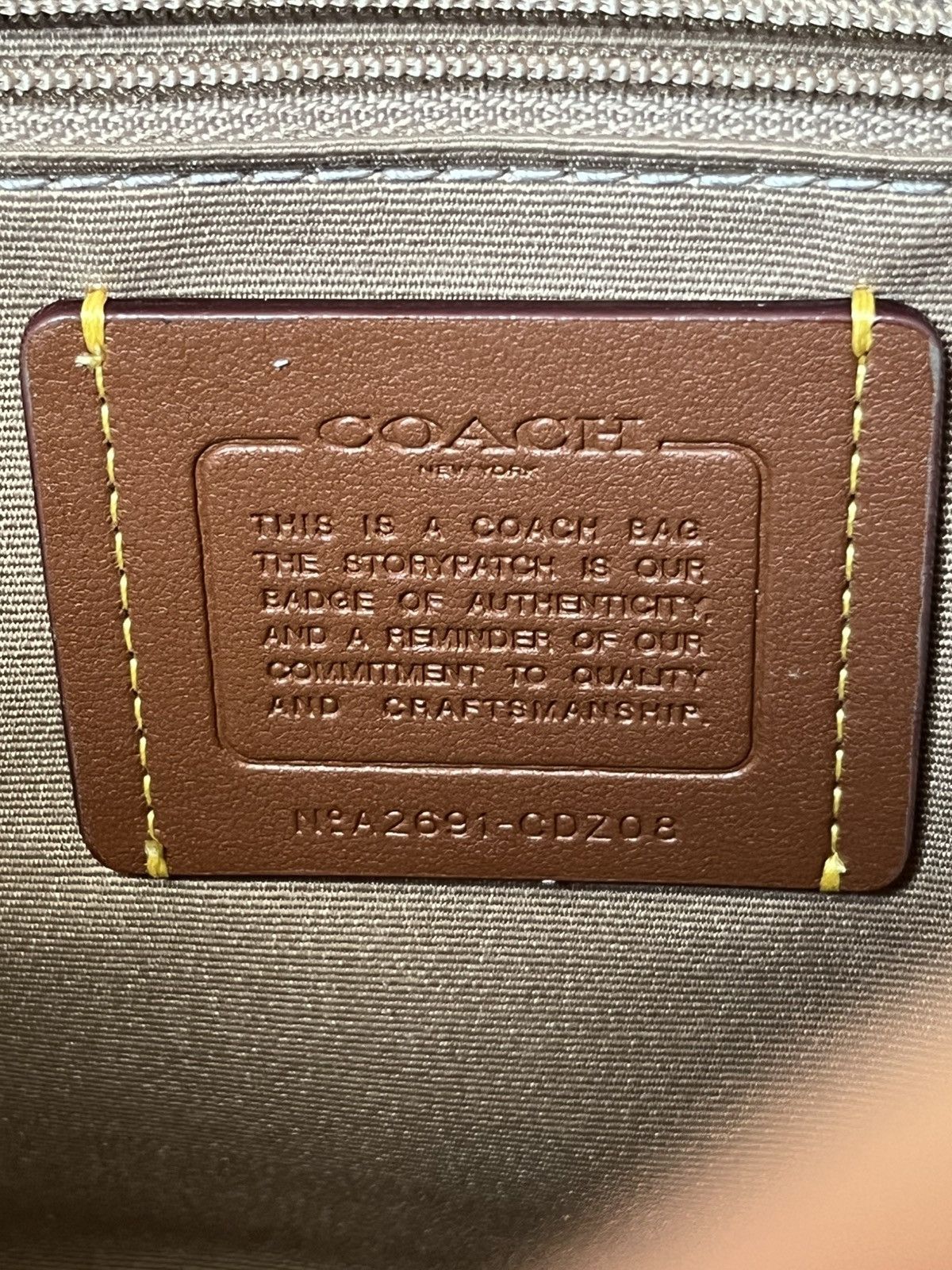 Coach Coach Maggie Small Tote Bag In Pretty Signature Canvas Size ONE SIZE - 9 Thumbnail