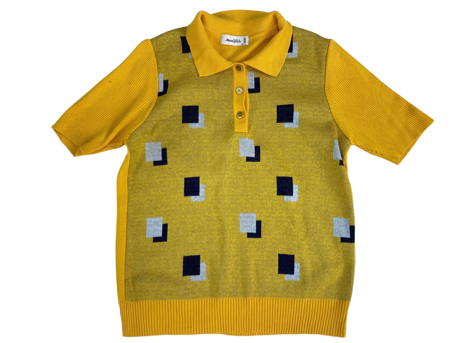 Japanese Brand × Vintage Vtg Ailema Grare Knitwear Yellow Size US S / EU 44-46 / 1 - 3 Thumbnail