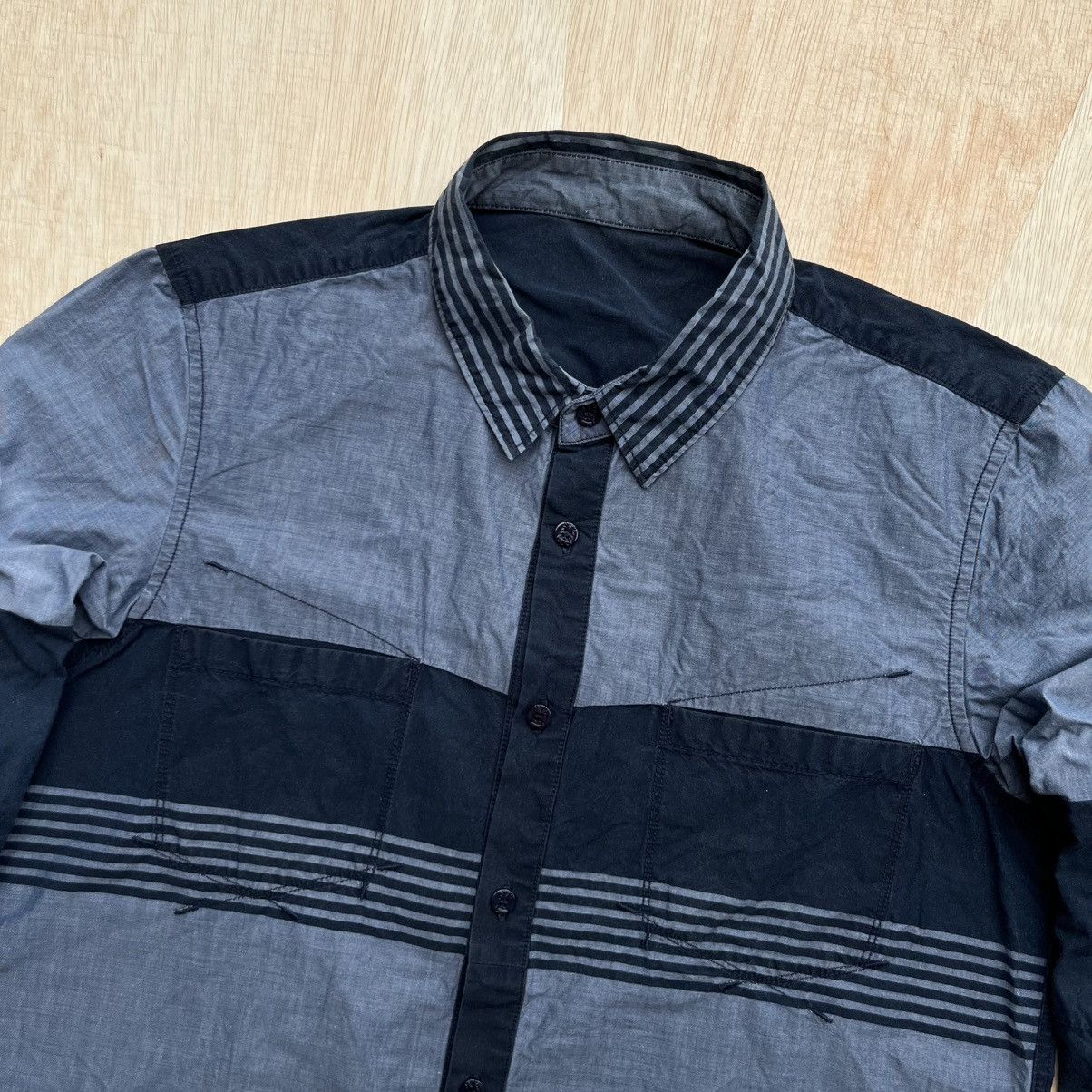 Marithe + Francois Girbaud MARITHE FRANCOIS GIRBAUD LONG SLEEVE SHIRT Y3 CDG LGB Size US M / EU 48-50 / 2 - 4 Thumbnail