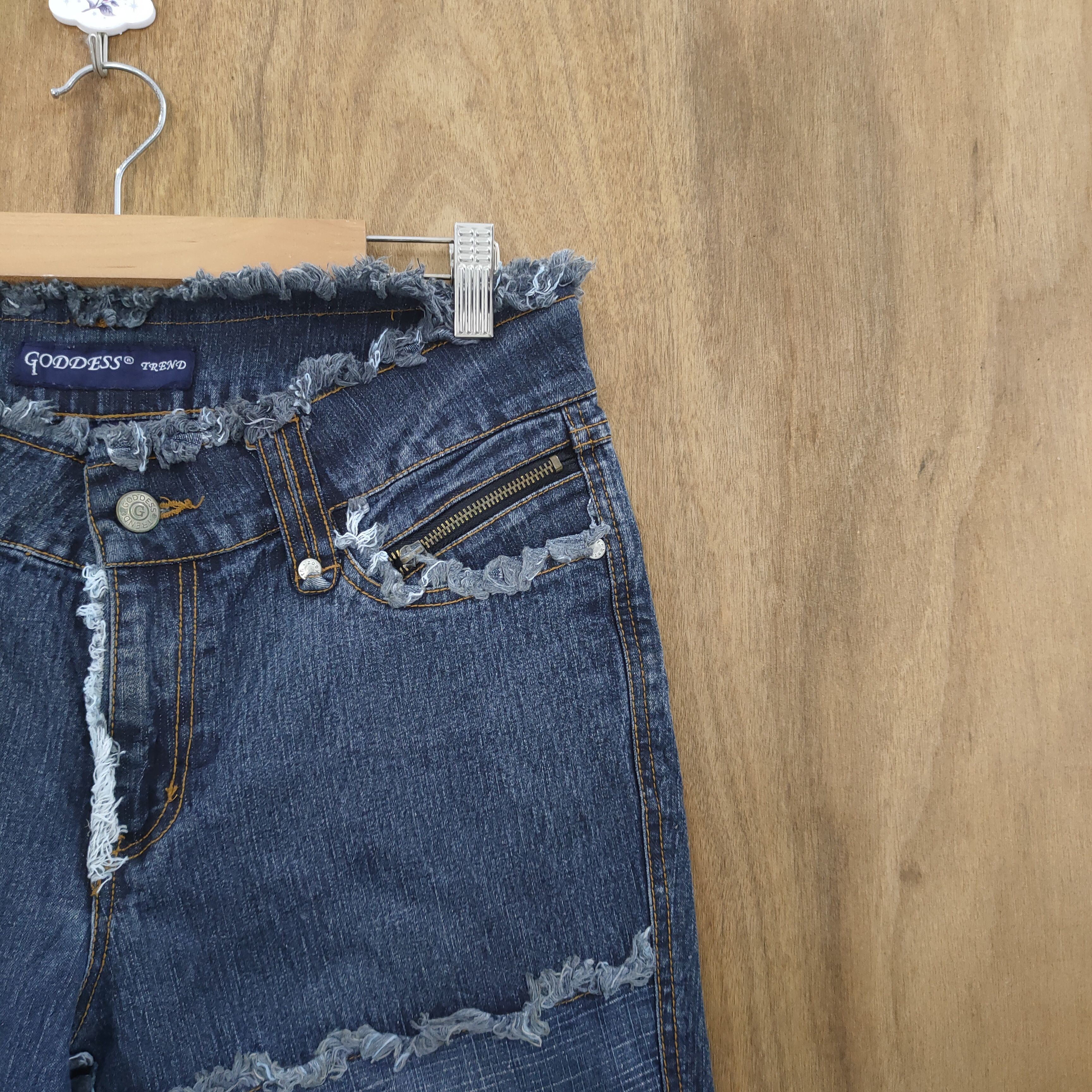 Japanese Brand VINTAGE JAPANESE HAGI SHASHIKO FLARED JEANS PANTS Size US 30 / EU 46 - 6 Thumbnail
