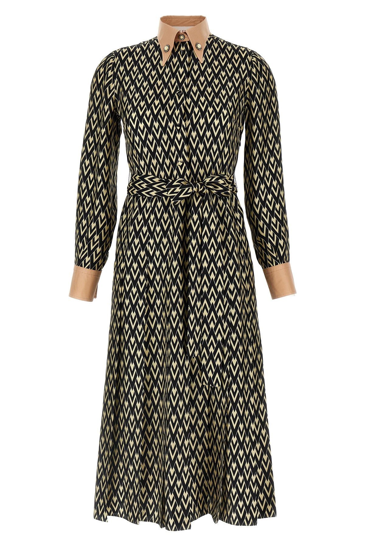 Valentino Valentino Garavani 'Toute La V' midi dress Size L / US 10 / IT 46 - 1 Thumbnail