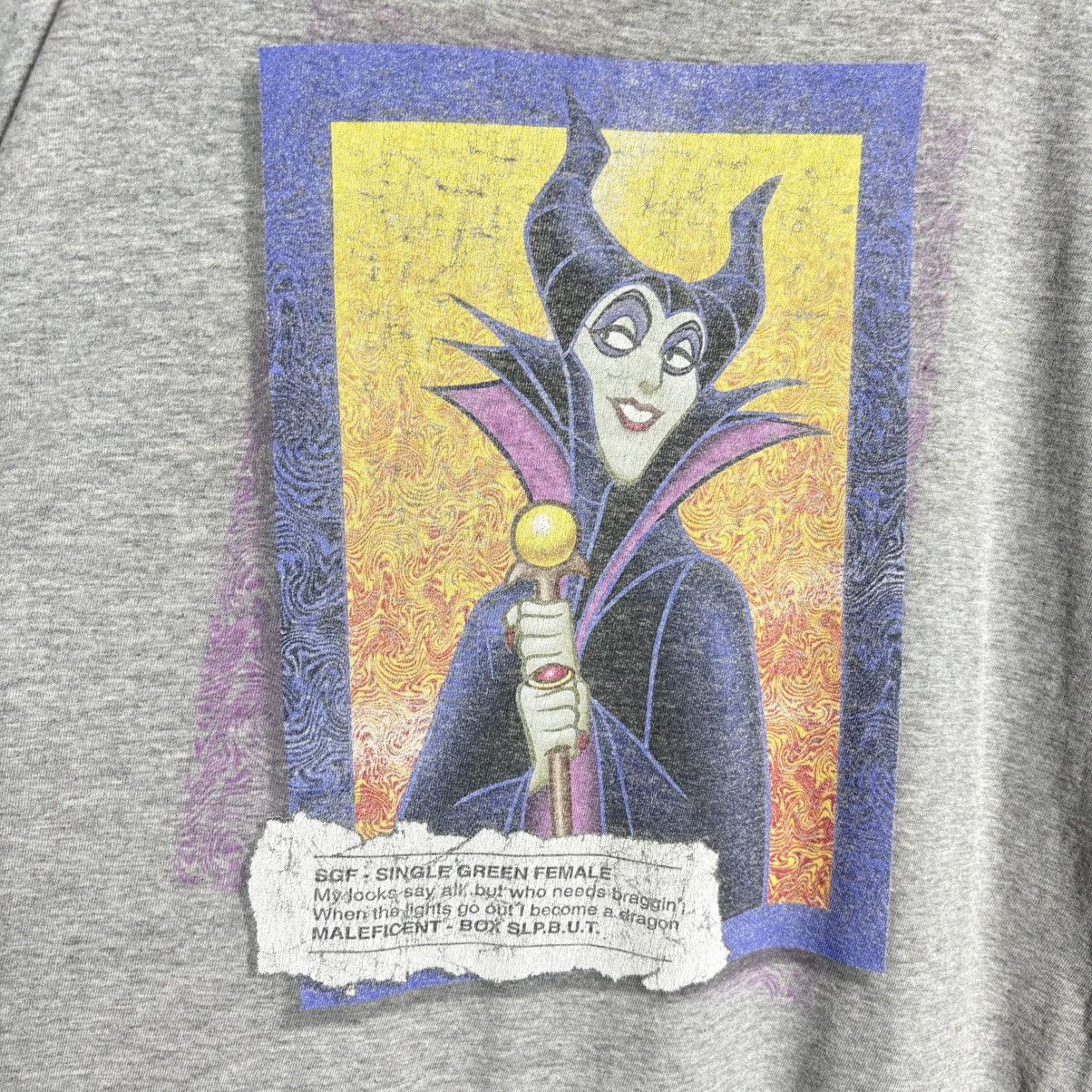 Vintage Vintage 90s Maleficent The Witch Disney T-Shirt Size US XL / EU 56 / 4 - 2 Thumbnail