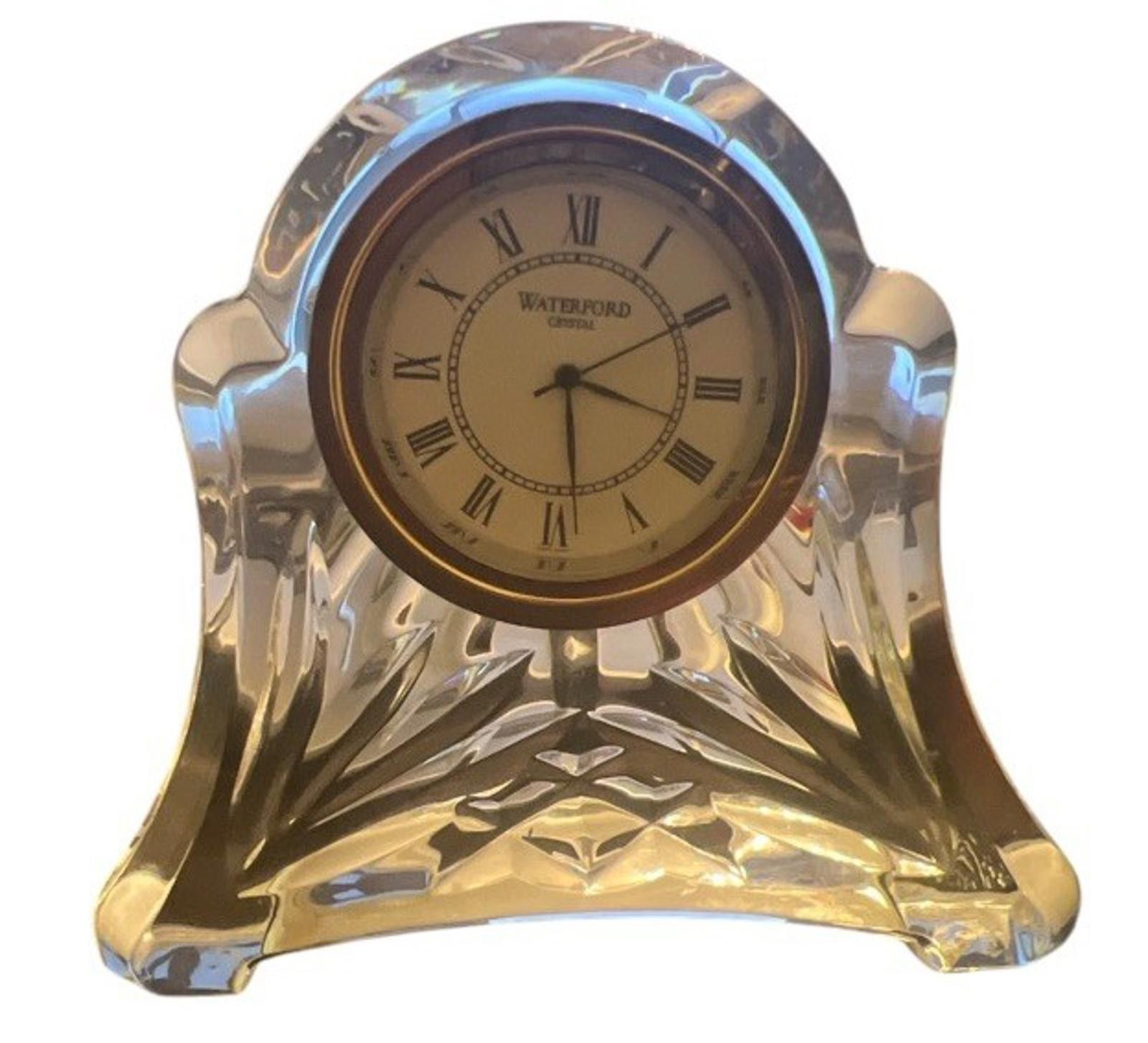 Designer Waterford Clock Crystal Heritage Small Abbey Mantel Piece Size ONE SIZE - 1 Thumbnail