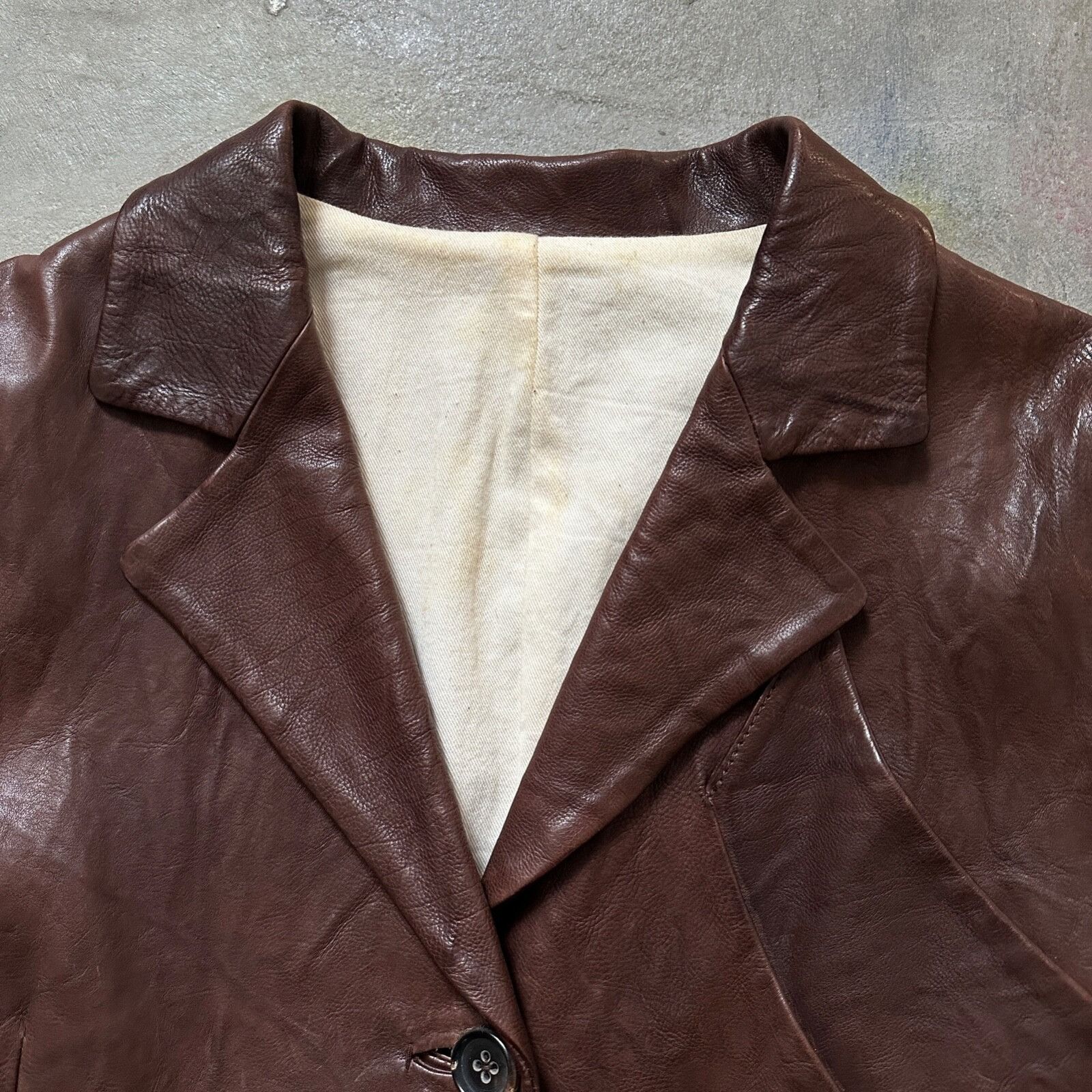 Jil Sander Vintage Real Leather Coat 8945AC