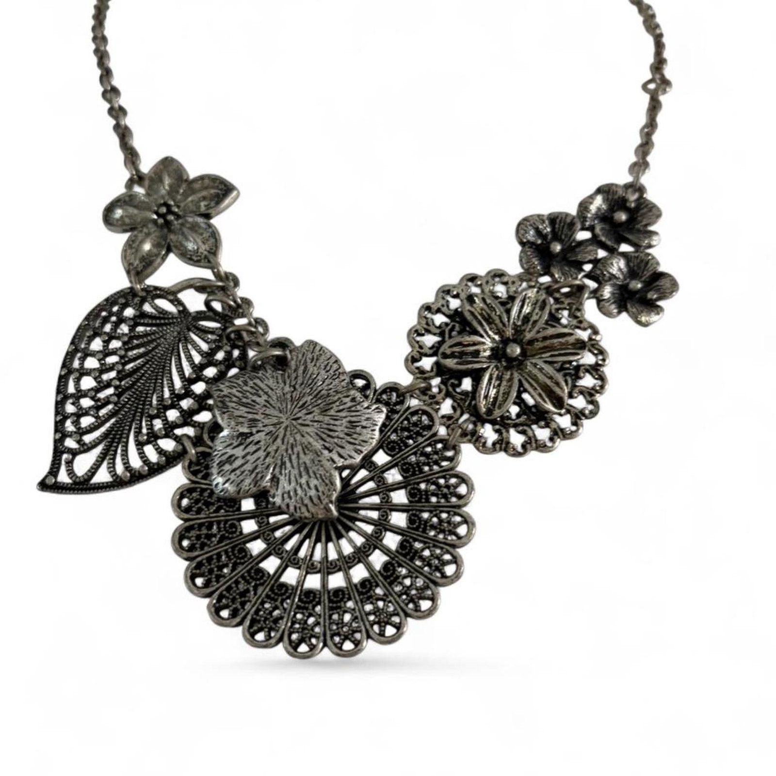 Other Premier Designs Vintage Staple Pieve Silver Necklace Botanic Size ONE SIZE - 2 Thumbnail