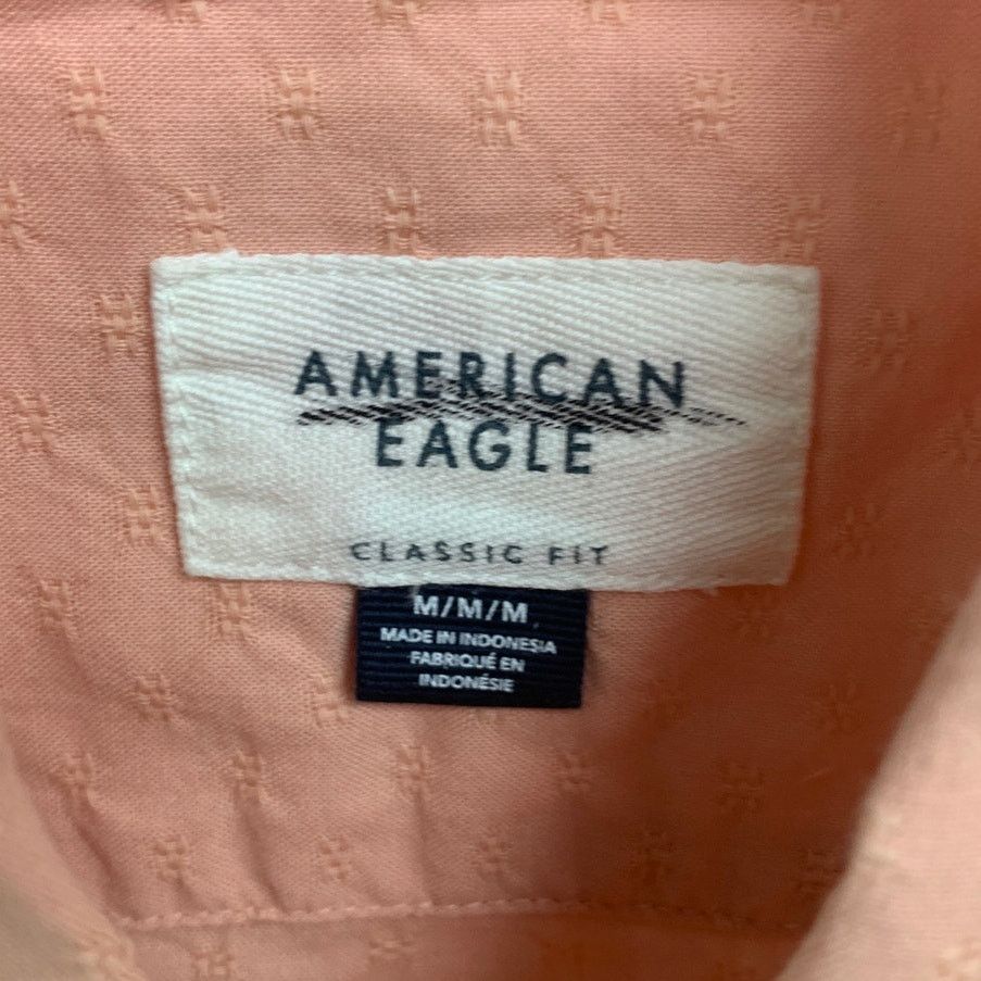 American Eagle Outfitters 2 New American Eagle Mens Medium Short Sleeve Button Shirts Size US M / EU 48-50 / 2 - 2 Thumbnail
