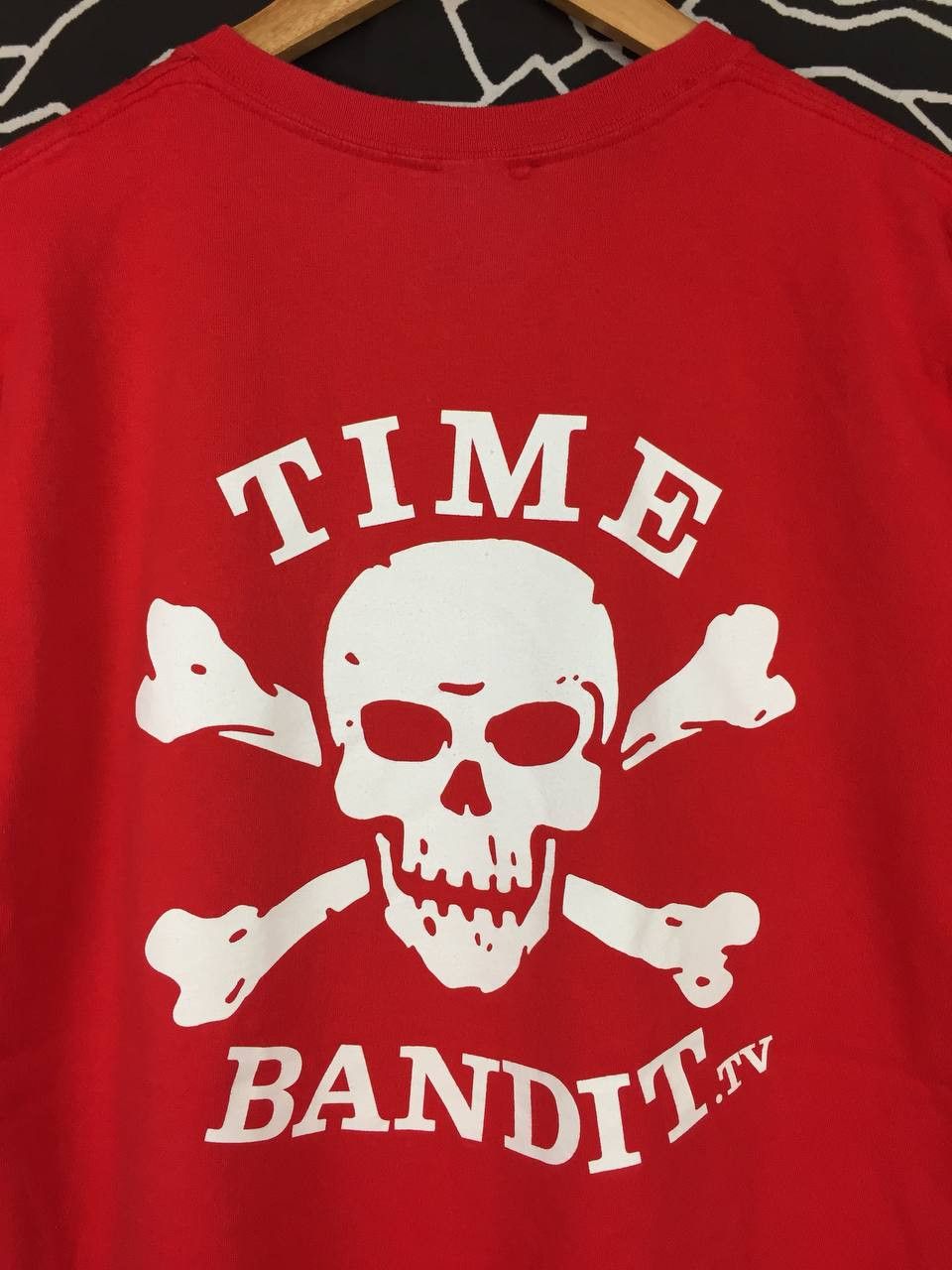 Vintage Time Bandit Deadliest Catch Crossbones Skull Tee Size US L / EU 52-54 / 3 - 3 Thumbnail