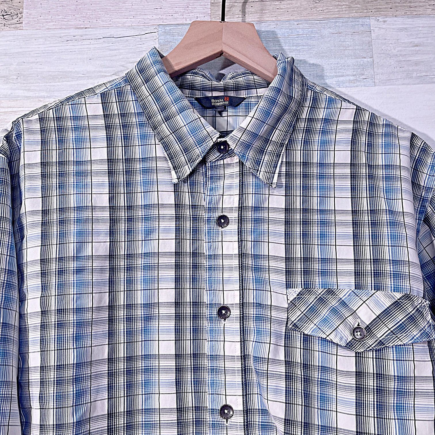 Royal Robbins ROYAL ROBBINS Desert Pucker Long Sleeve Shirt Plaid Large Size US L / EU 52-54 / 3 - 2 Thumbnail