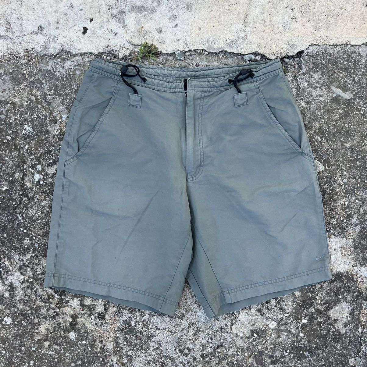 Nike × Vintage Vintage 90s Nike Embroidered Swoosh Swim Shorts XL Rare Size US 34 / EU 50 - 1 Thumbnail