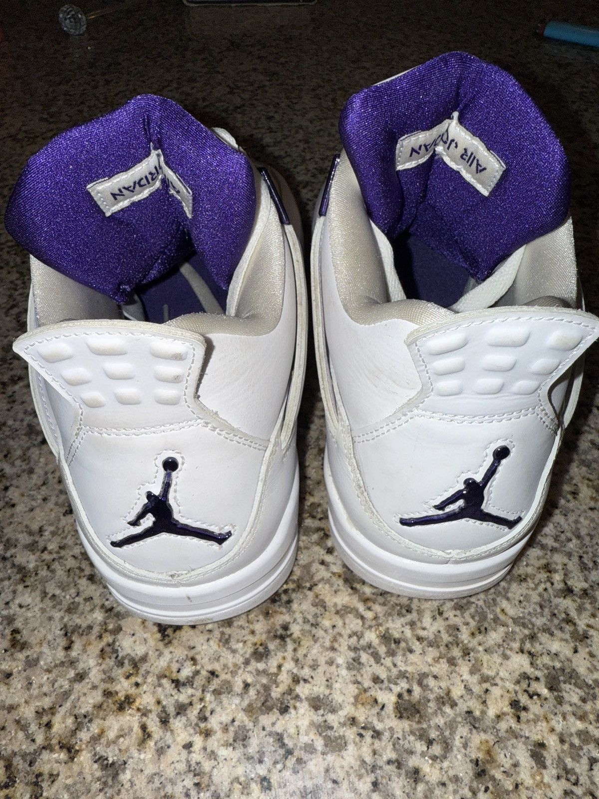 Jordan Brand Jordan 4 Retro Metallic Purple Size US 9.5 / EU 42-43 - 4 Thumbnail