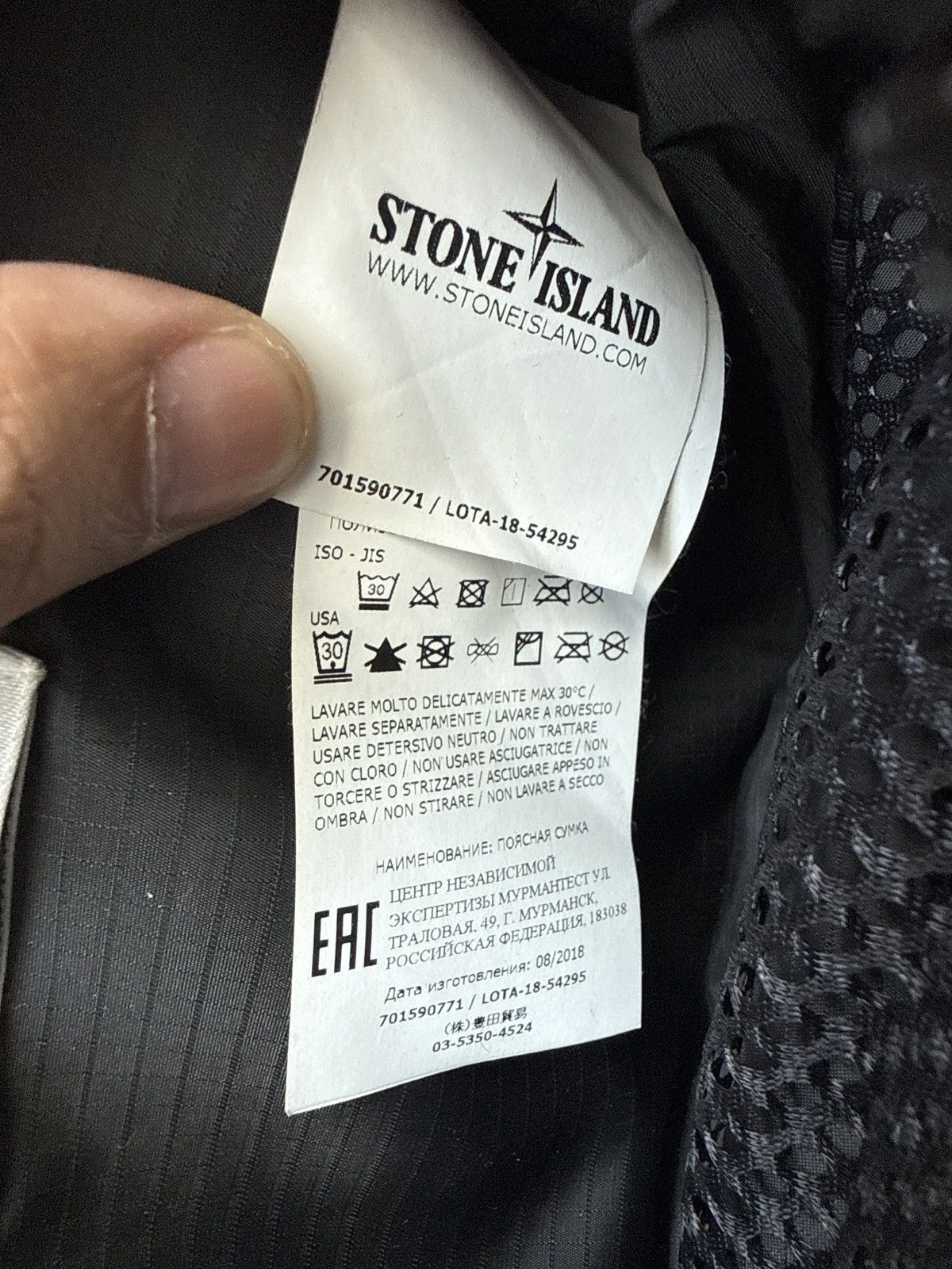 Stone Island Stone Island Nylon Reps Chest Rig Bag Size ONE SIZE - 4 Thumbnail
