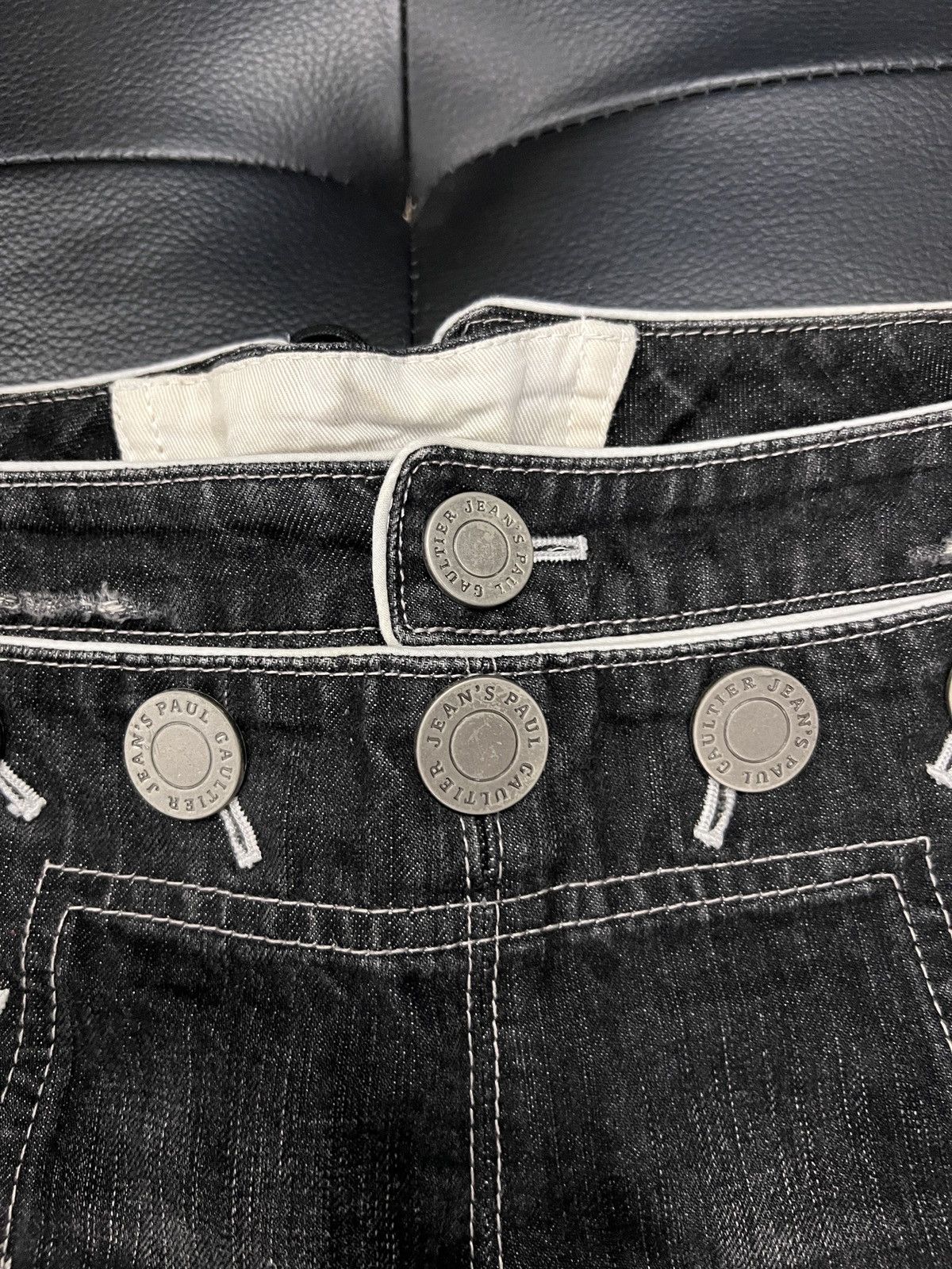 Jean Paul Gaultier Jean Paul Gaultier Nautical Button Flared Denim Size US 40 / EU 56 - 7 Thumbnail