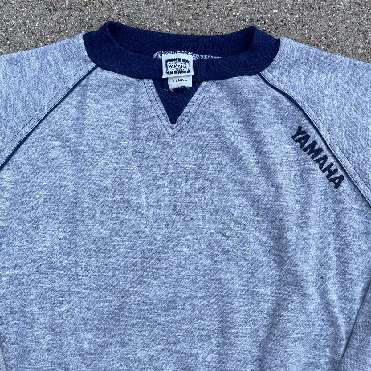 Vintage × Yamaha Vintage 80s Yamaha Grey Crewneck Sweatshirt XL Size US XL / EU 56 / 4 - 3 Thumbnail