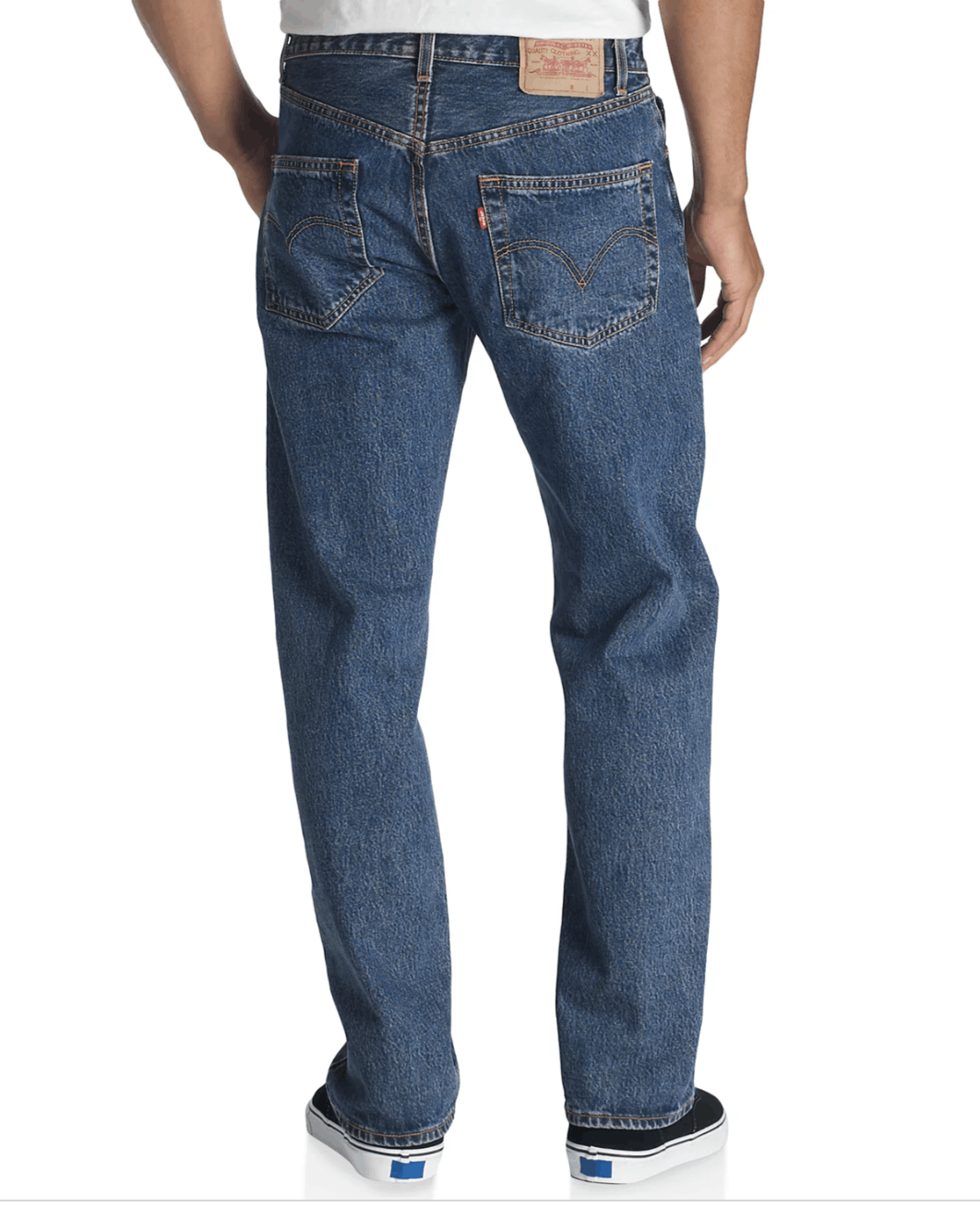 Levi's Levi Strauss 505 Regular-Fit Straight Leg Jeans Sz 34x32 EUC Size US 34 / EU 50 - 2 Thumbnail