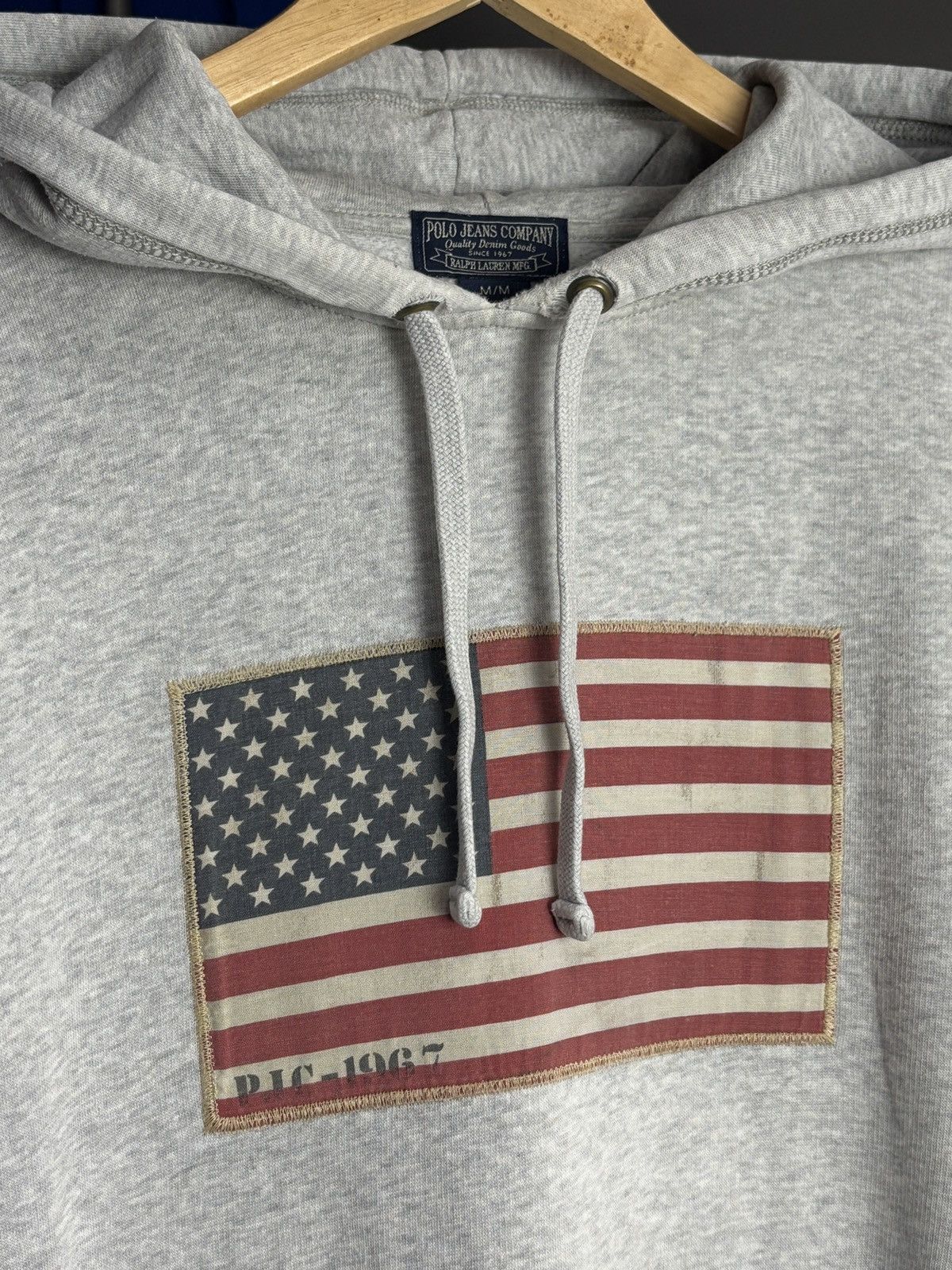 Polo Ralph Lauren Vintage Ralph Lauren American Flag Hoodie Size US M / EU 48-50 / 2 - 3 Thumbnail