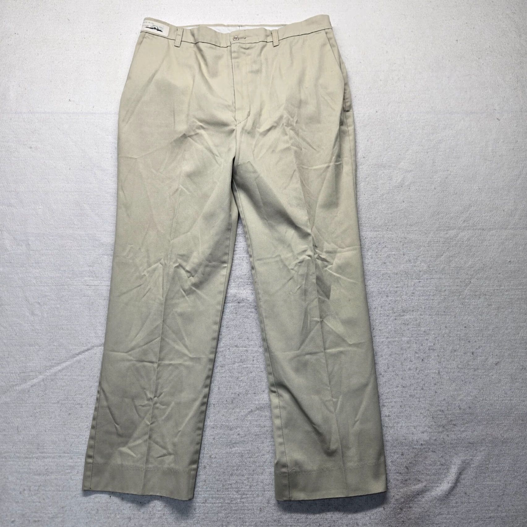 Red Kap Red Kap Pants — Beige Tan Uniform Work Pants Beige 38 x 30 Men’s Regular Straight Flat Front 90s Chino Casual Workwear Size 38 Mens Size US 38 / EU 54 - 2 Thumbnail