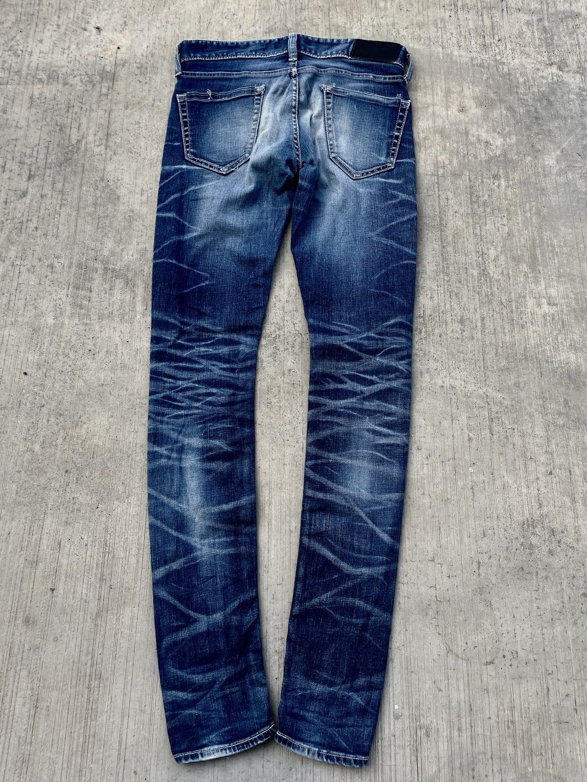 Japanese Brand 2000s JAPANESE BRAND BLACK BY VANQUISH J CUT SKINNY Size US 29 - 6 Thumbnail