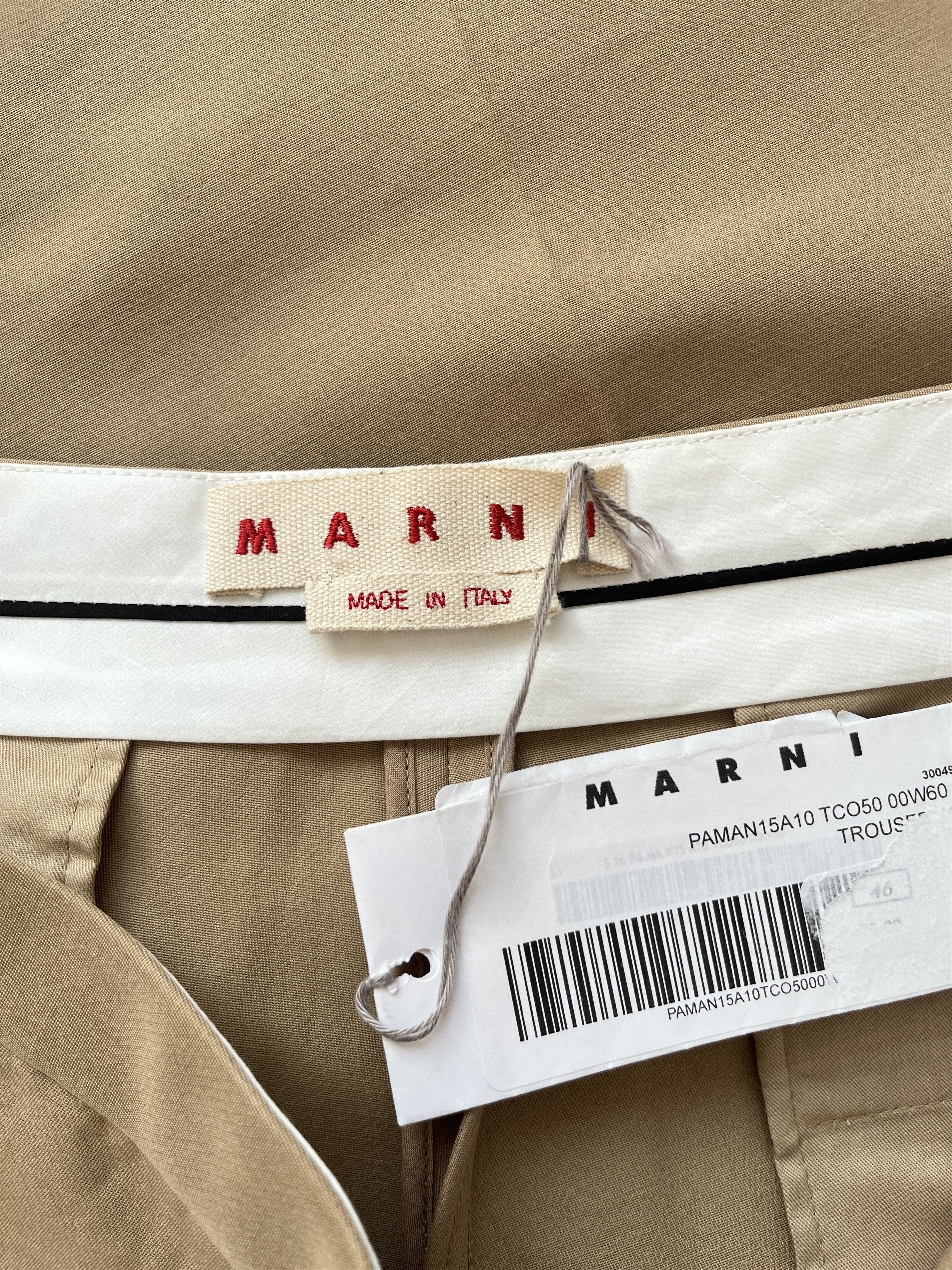 Marni ⚡️QUICK SALE⚡️Marni Beige Pants Trousers Size 33" - 3 Thumbnail
