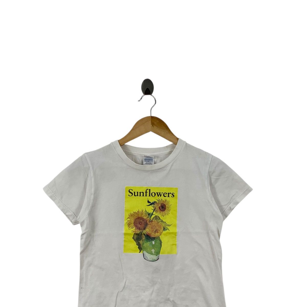 Other VAN GOGH SUNFLOWERS Still Life Painting Tee Shirt Top Size XS / US 0-2 / IT 36-38 - 2 Thumbnail