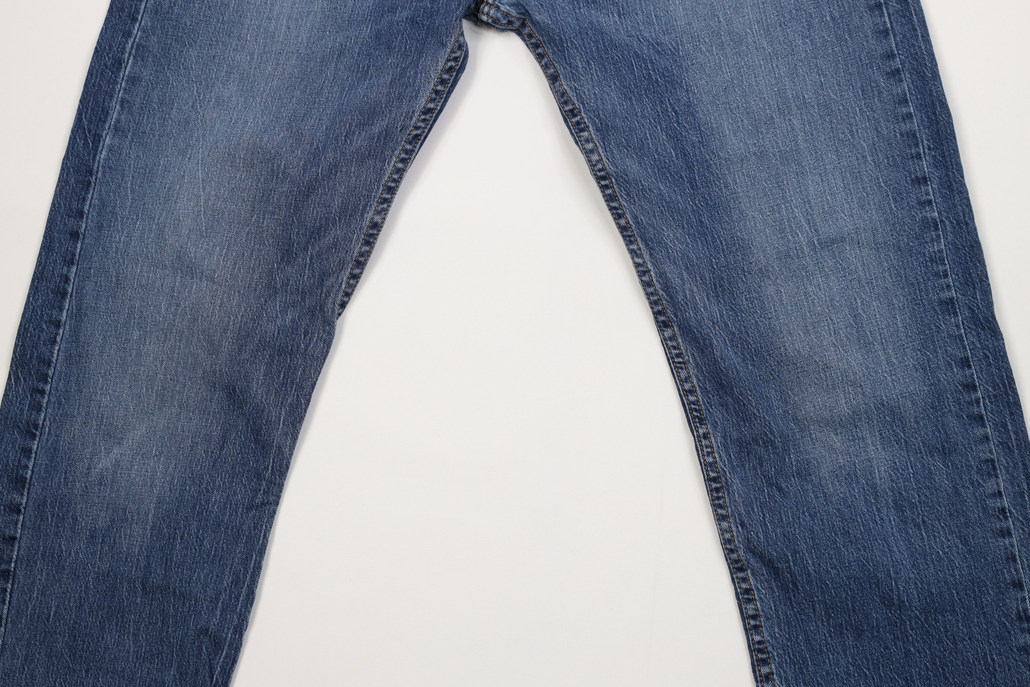 Levi's Vintage Y2K Levis 505 Regular Fit Straight Leg Jeans Blue Size US 38 / EU 54 - 3 Thumbnail
